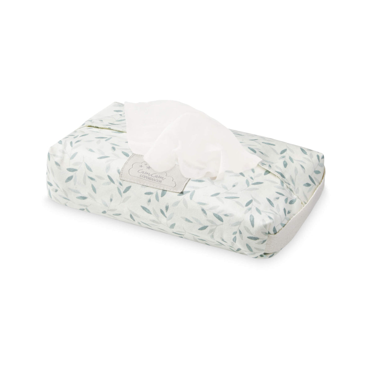 Wet Wipe Cover - Green Leaves