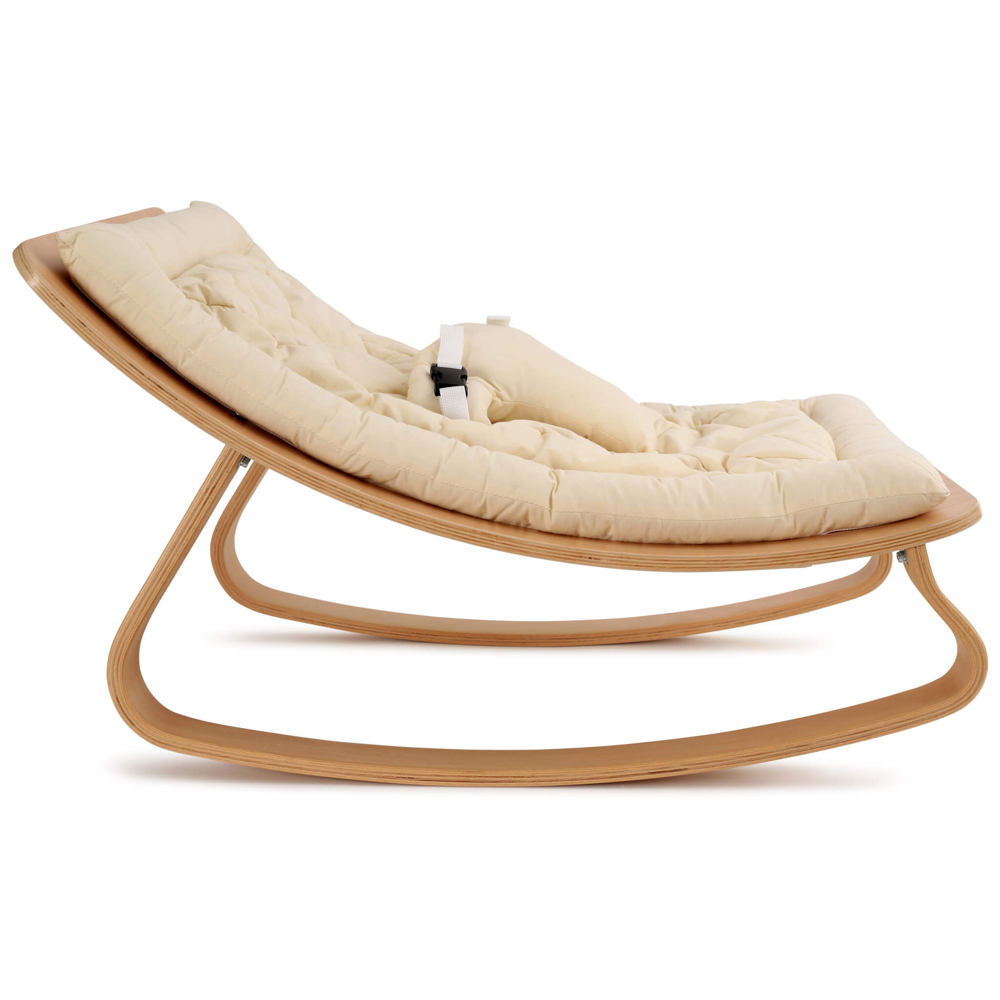 Charlie Crane Beech Levo Baby Rocker in Organic Cotton