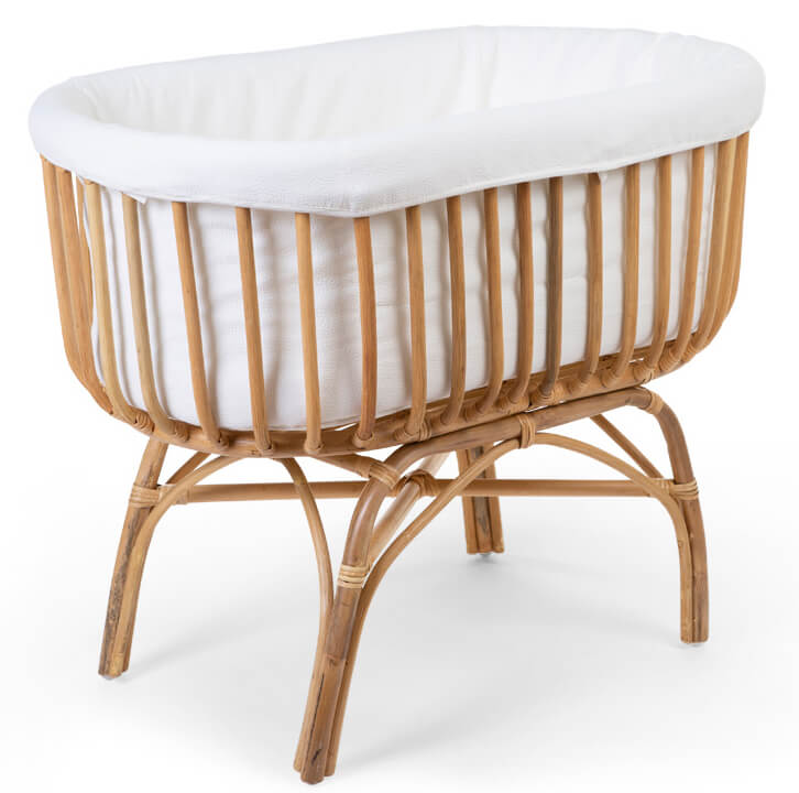 Rattan Cradle with Mattress