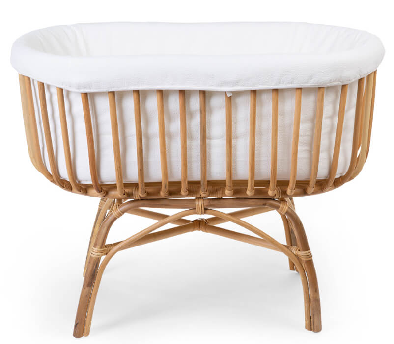 Rattan Cradle with Mattress