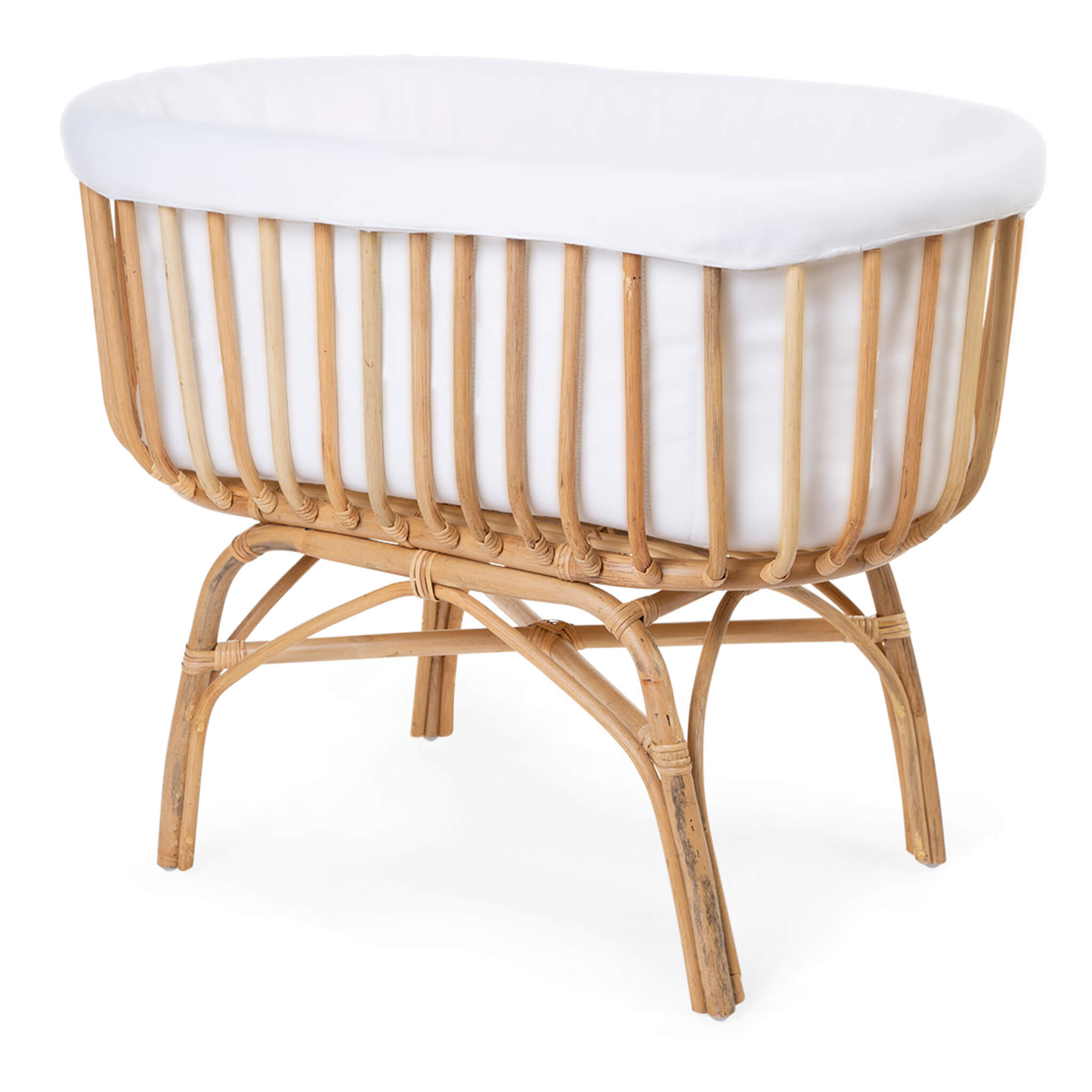 Rattan Cradle with Mattress