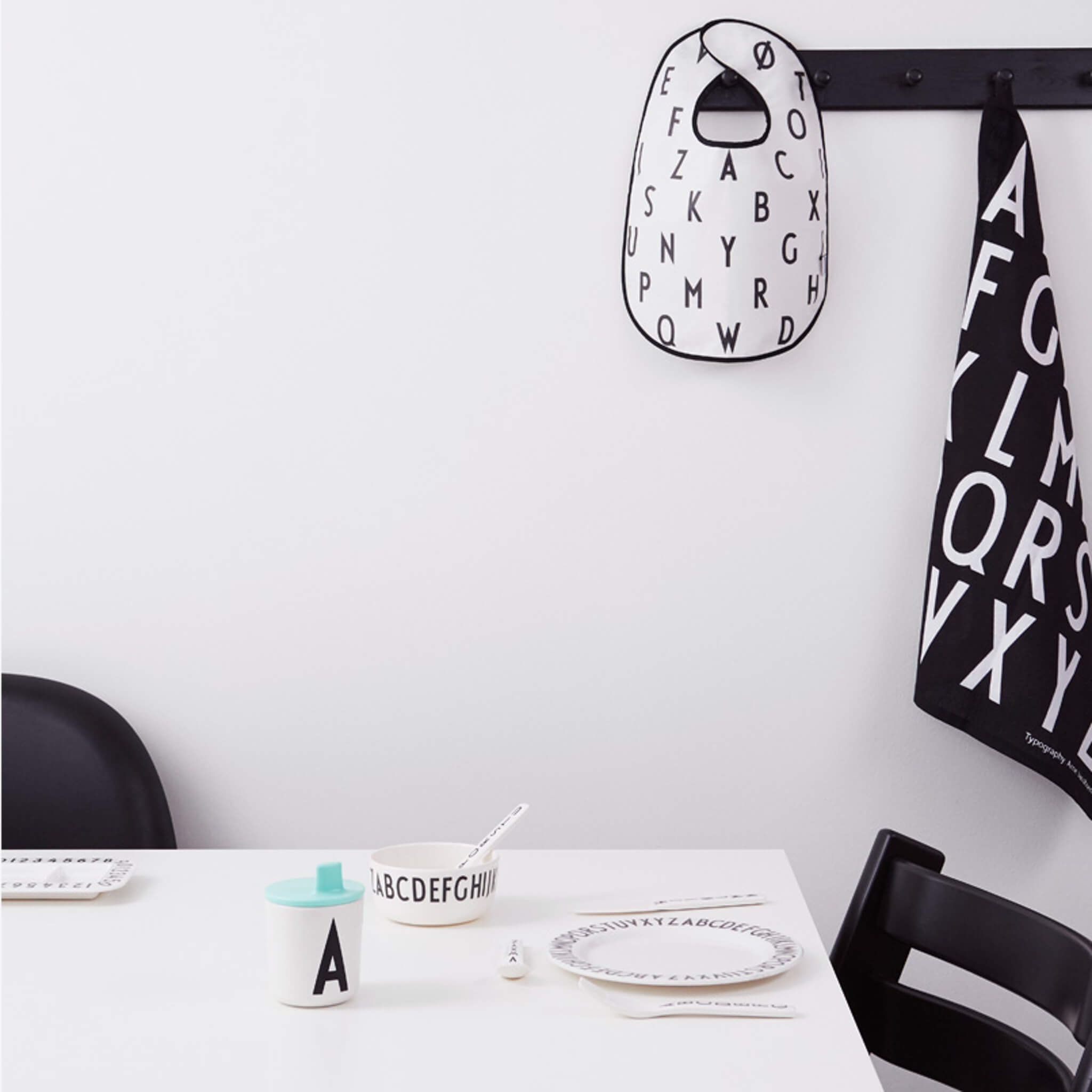 Design Letters Alphabet Bib