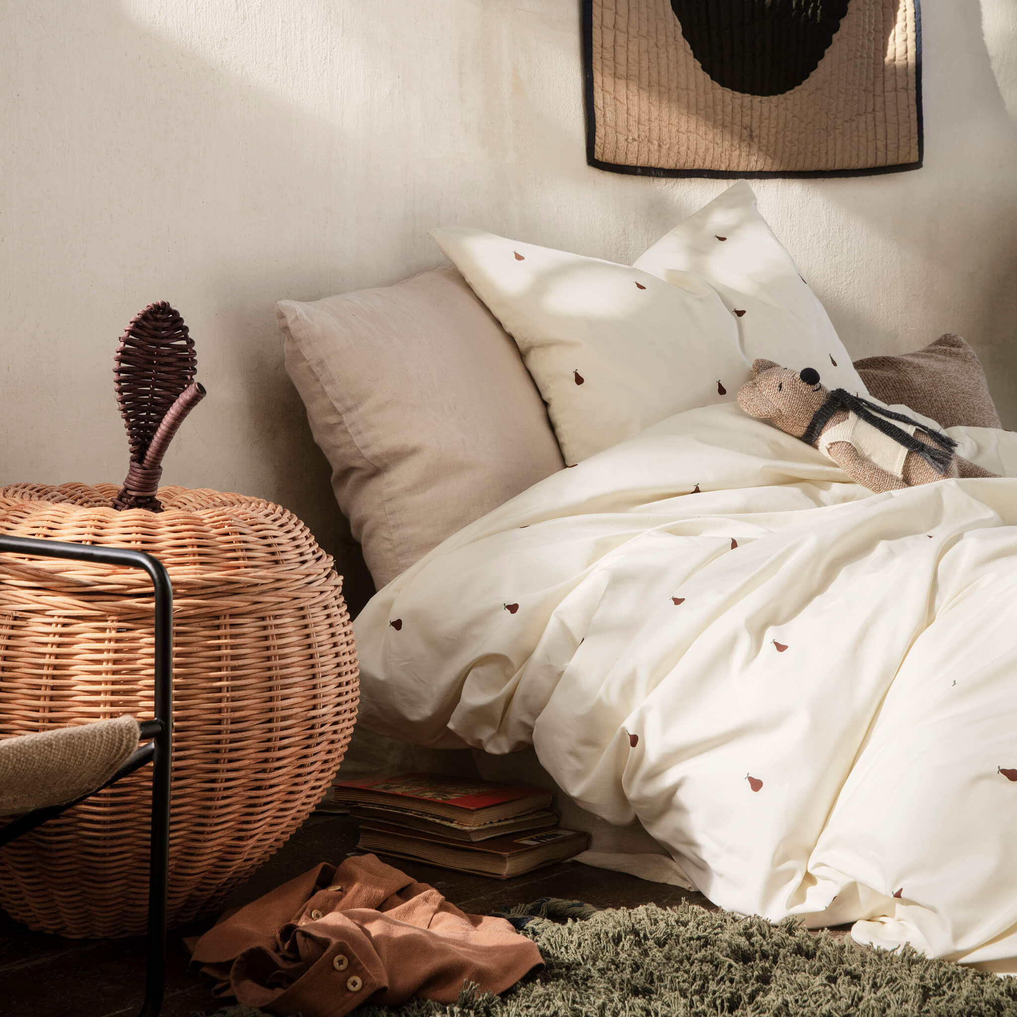 Ferm Living Large Apple Braided Storage Basket
