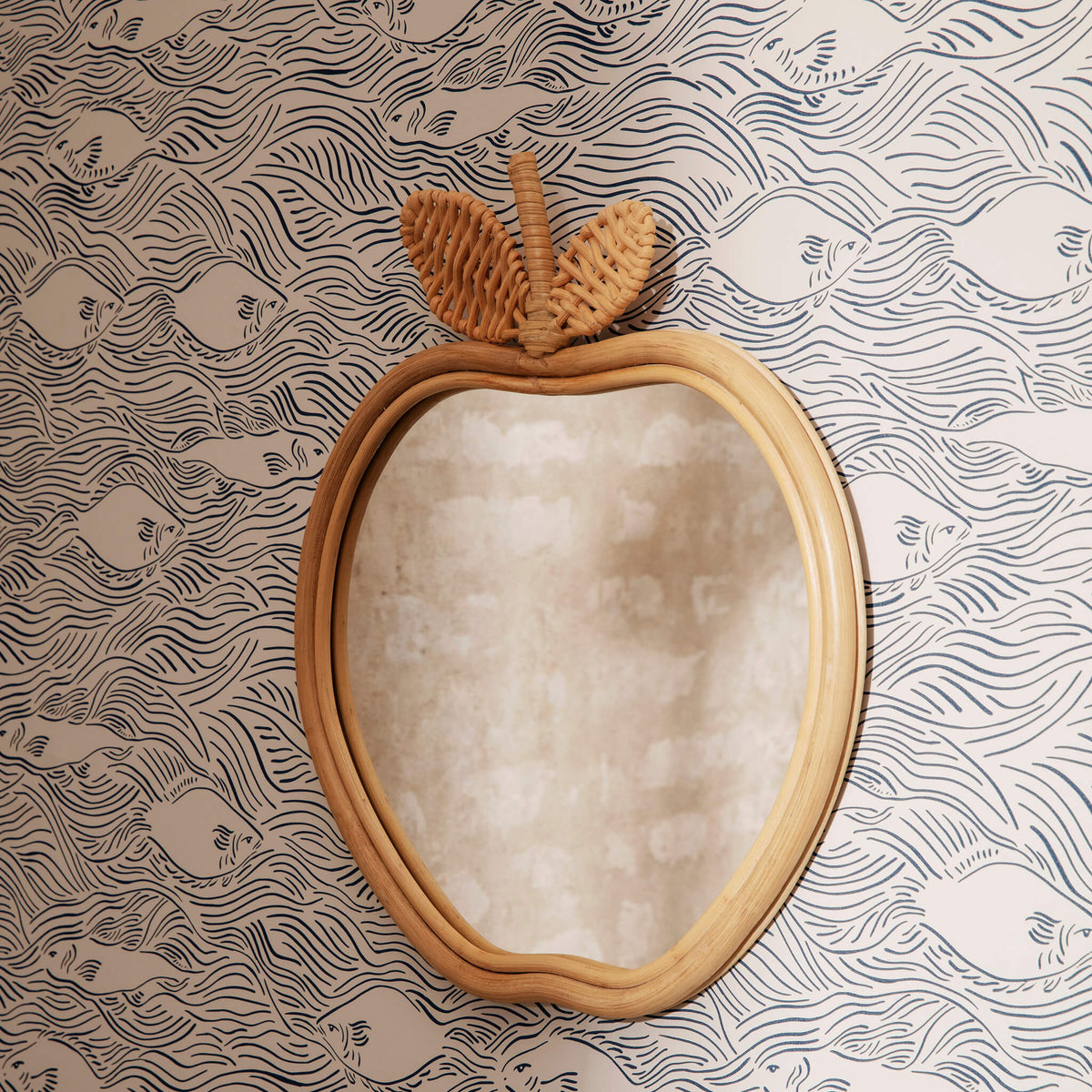 Ferm Living Apple Mirror, Kids Room Decoration