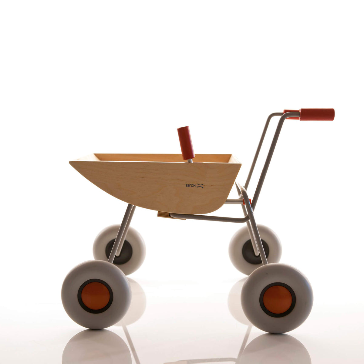 Walk Along Wooden Wheelbarrow