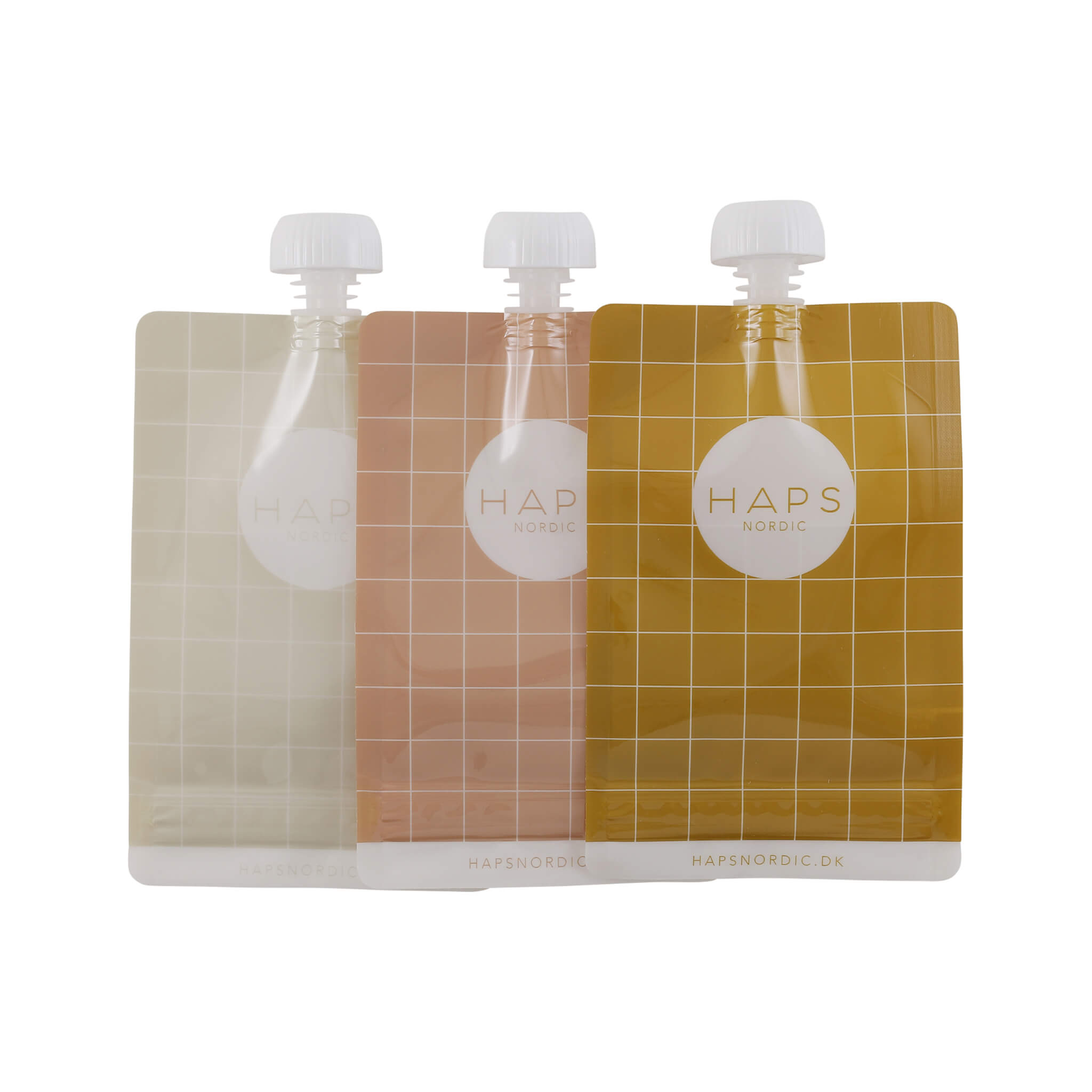Reusable Food Pouch (3 pack) - Warm Colours