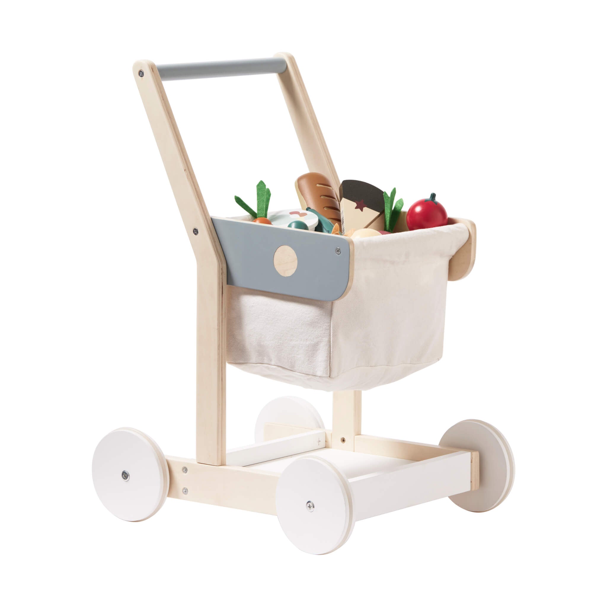 Wooden Shopping Trolley
