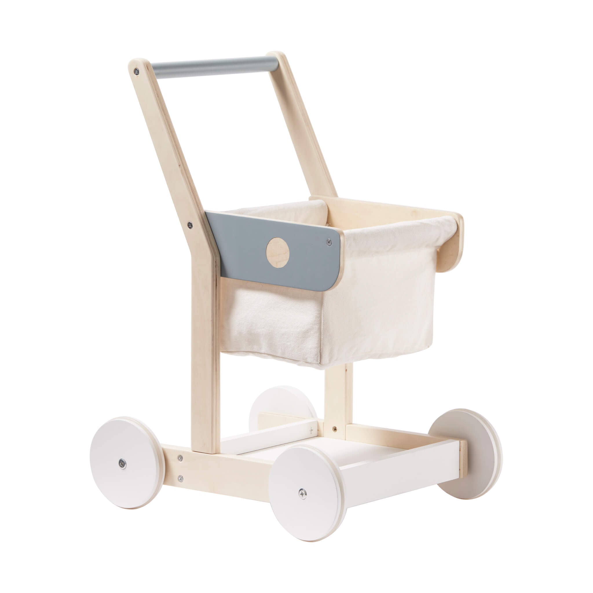 Wooden Shopping Trolley