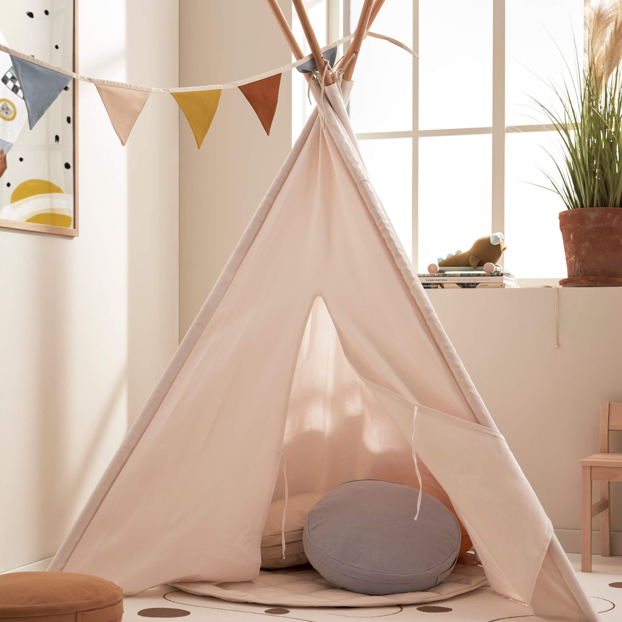 Off White Tipi Tent