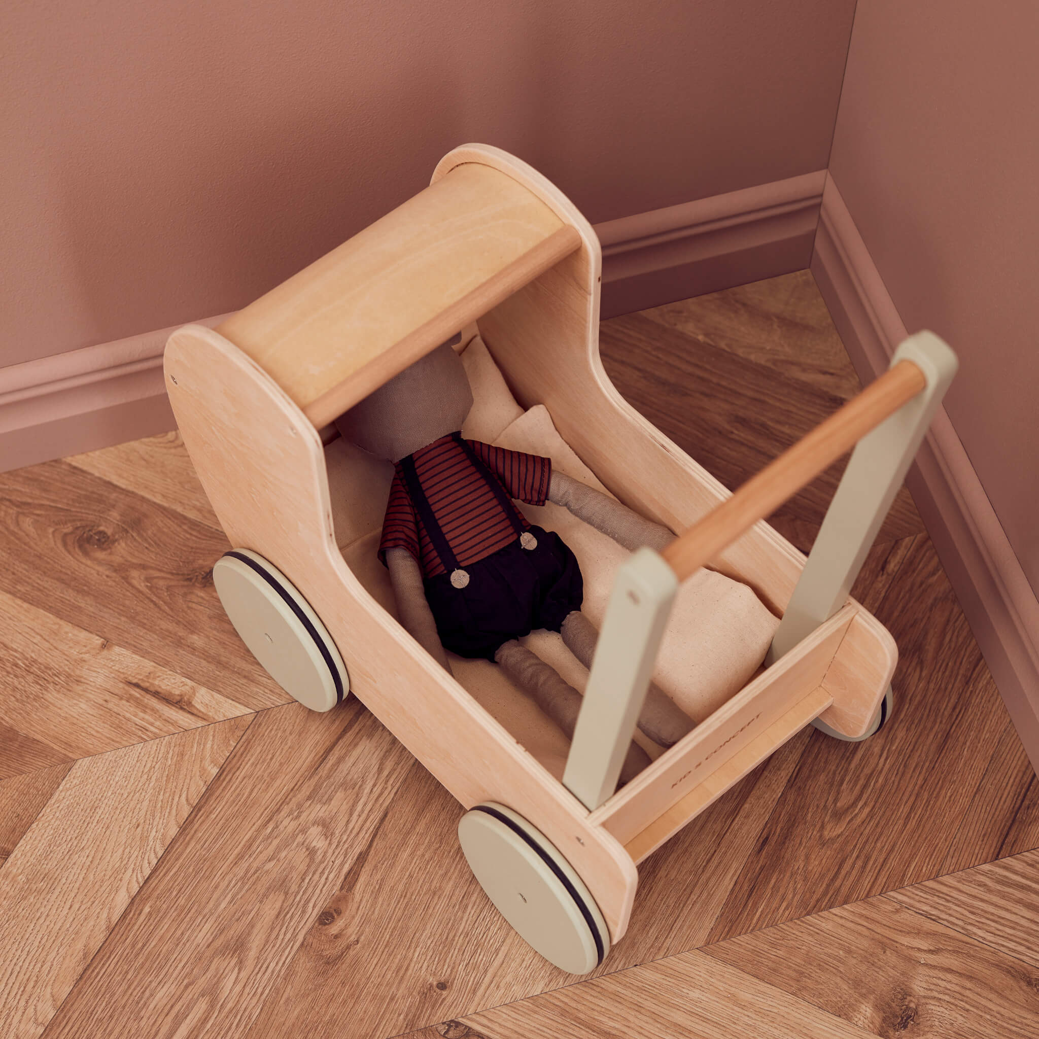 Kids Concept Wooden Dolls Pram