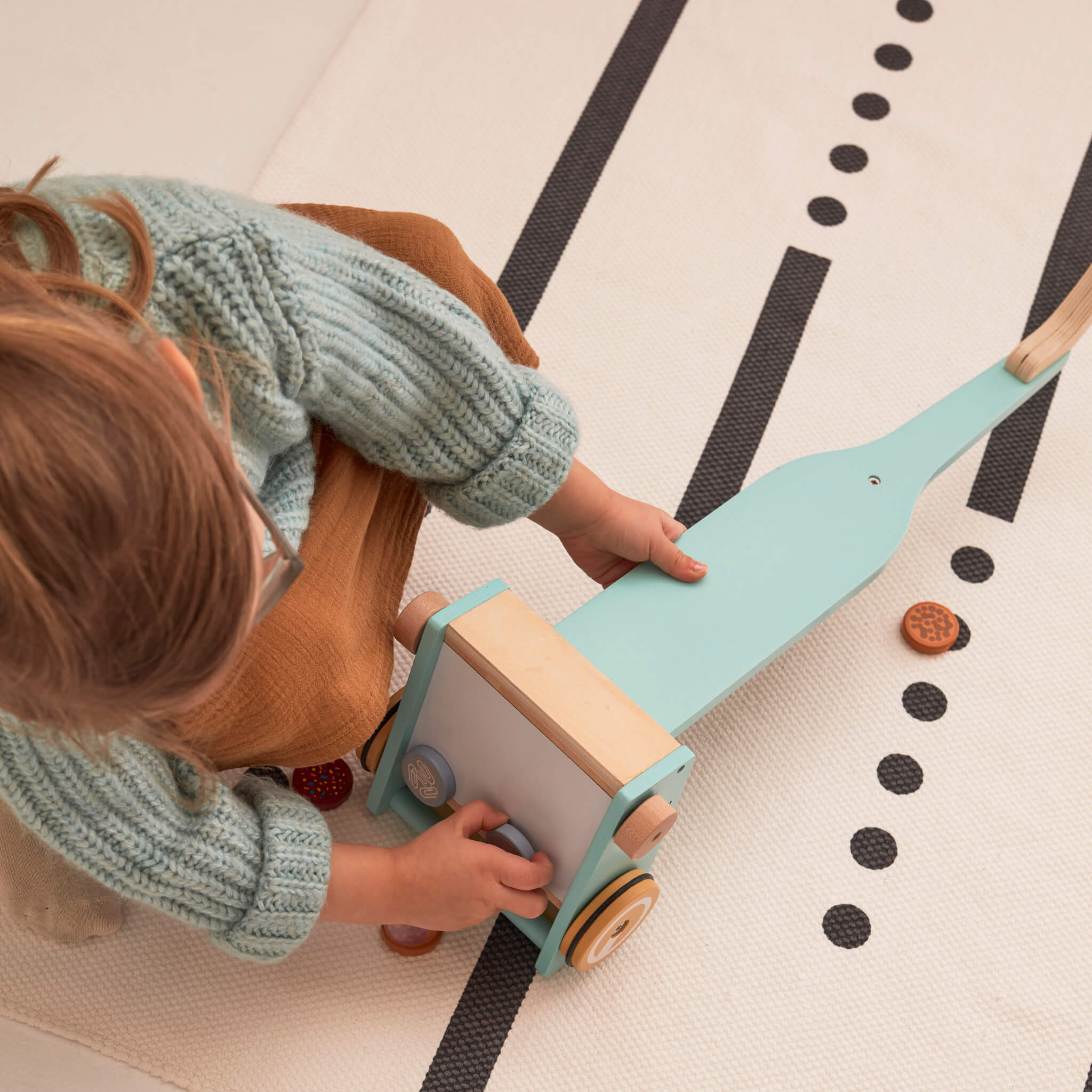 Wooden Kids Vacuum Cleaner