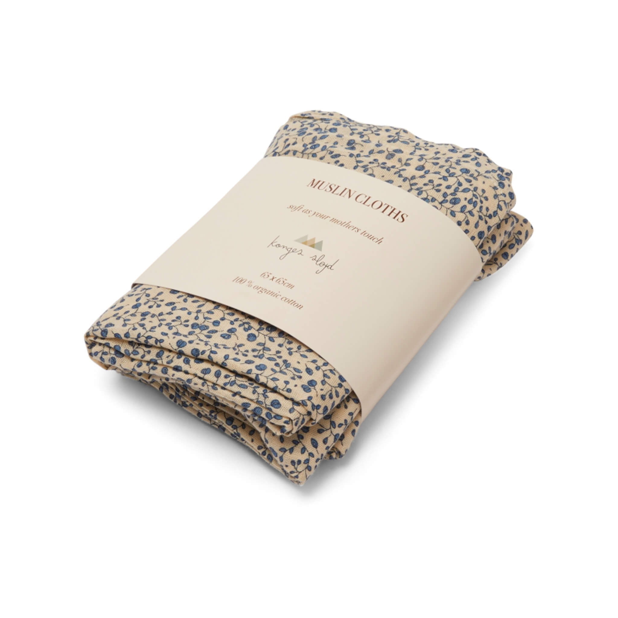 Muslin Cloth - Blue Blossom Mist (3 Pack)