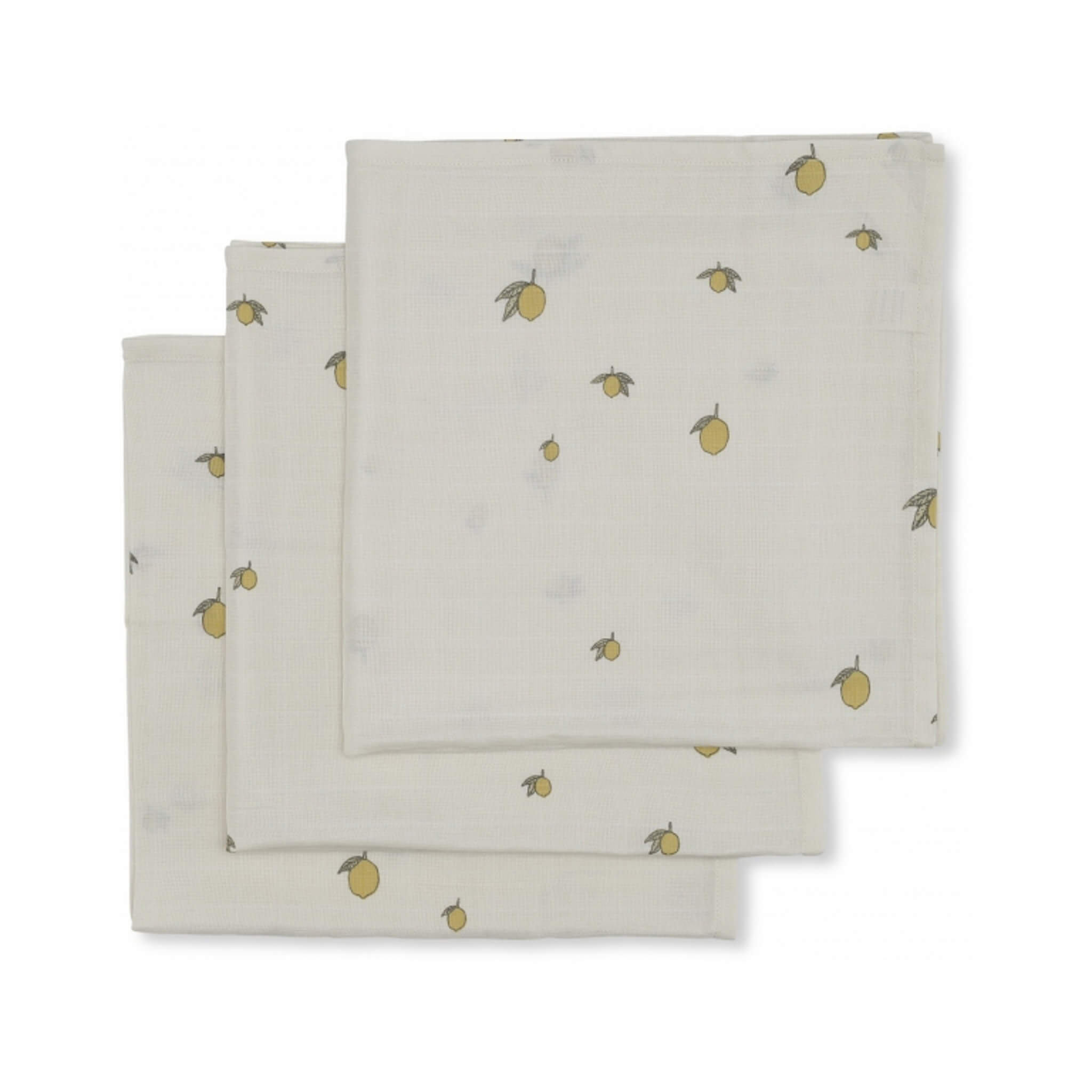 Muslin Cloth - Lemon (3 Pack)