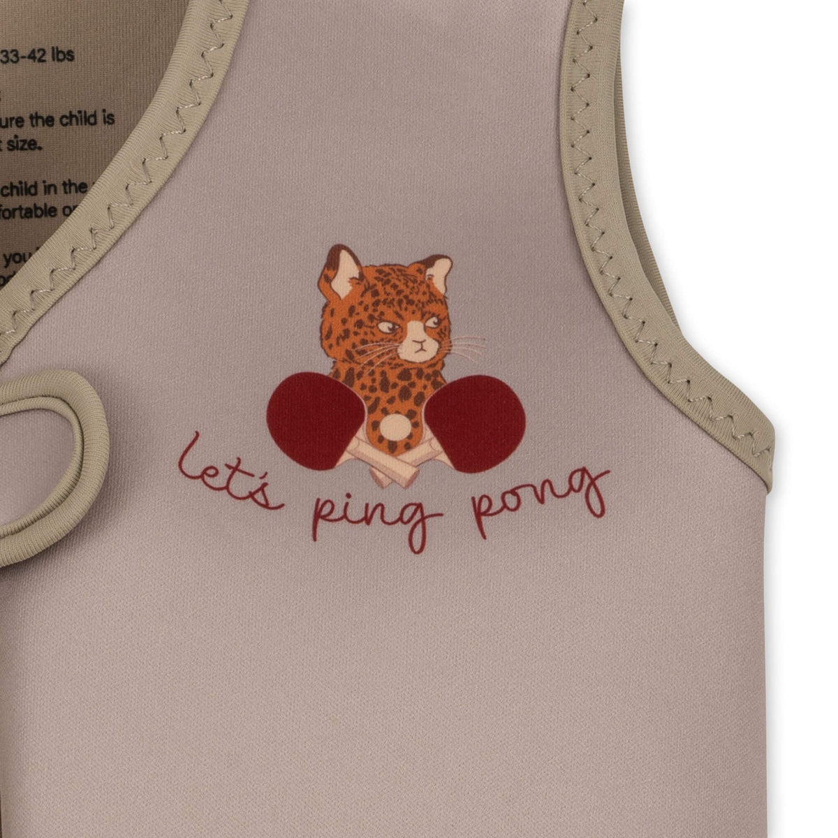 Konges Slojd Swim Vest in Ping Pong
