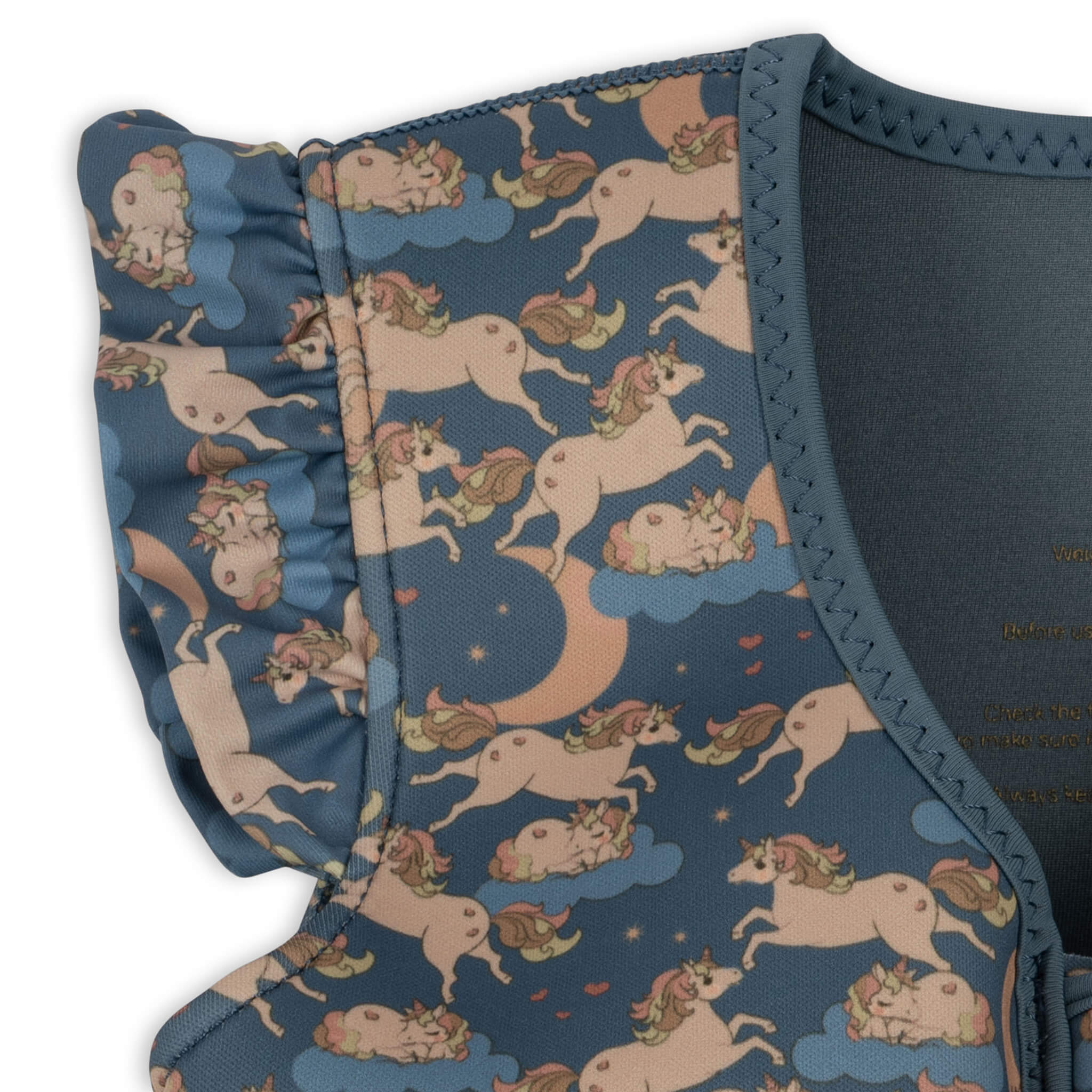 Konges Slojd Swim Vest in Unicorn Blue