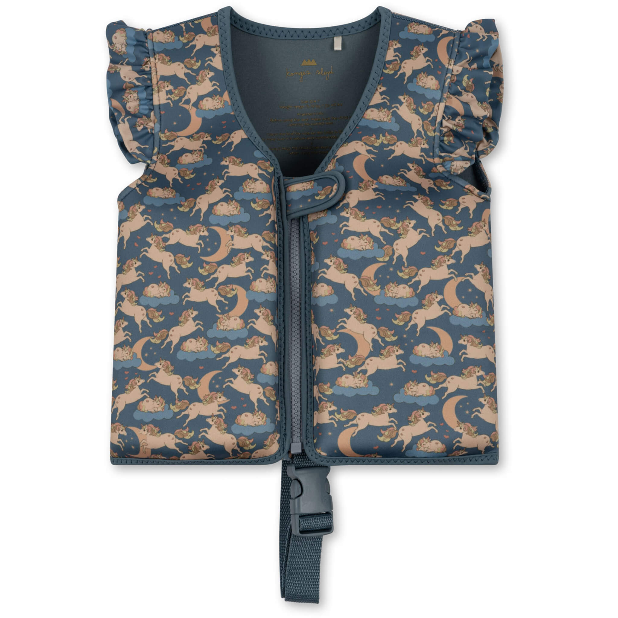 Konges Slojd Swim Vest in Unicorn Blue