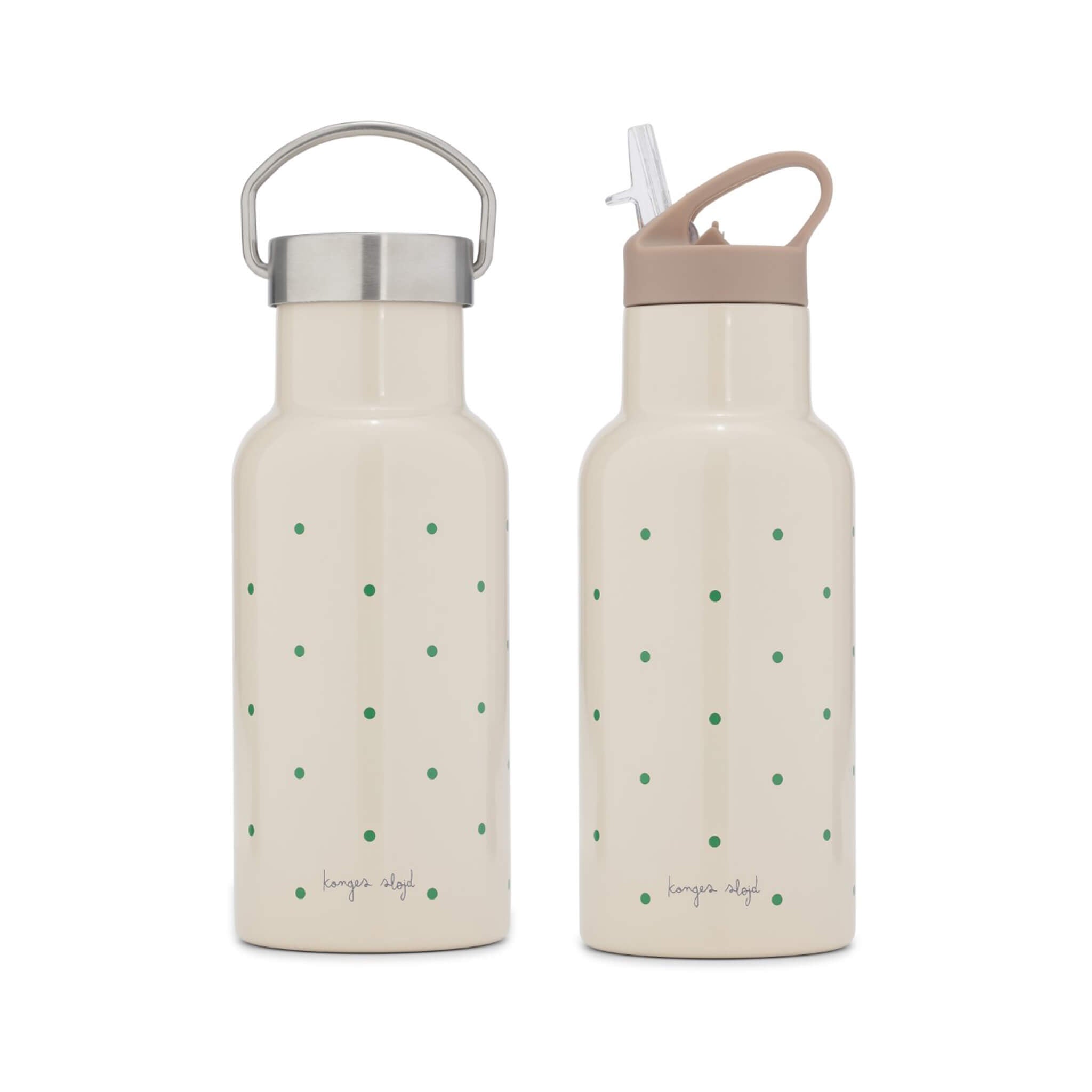 Konges Slojd Steel Thermo Water Bottle (350ml) Apple Dot