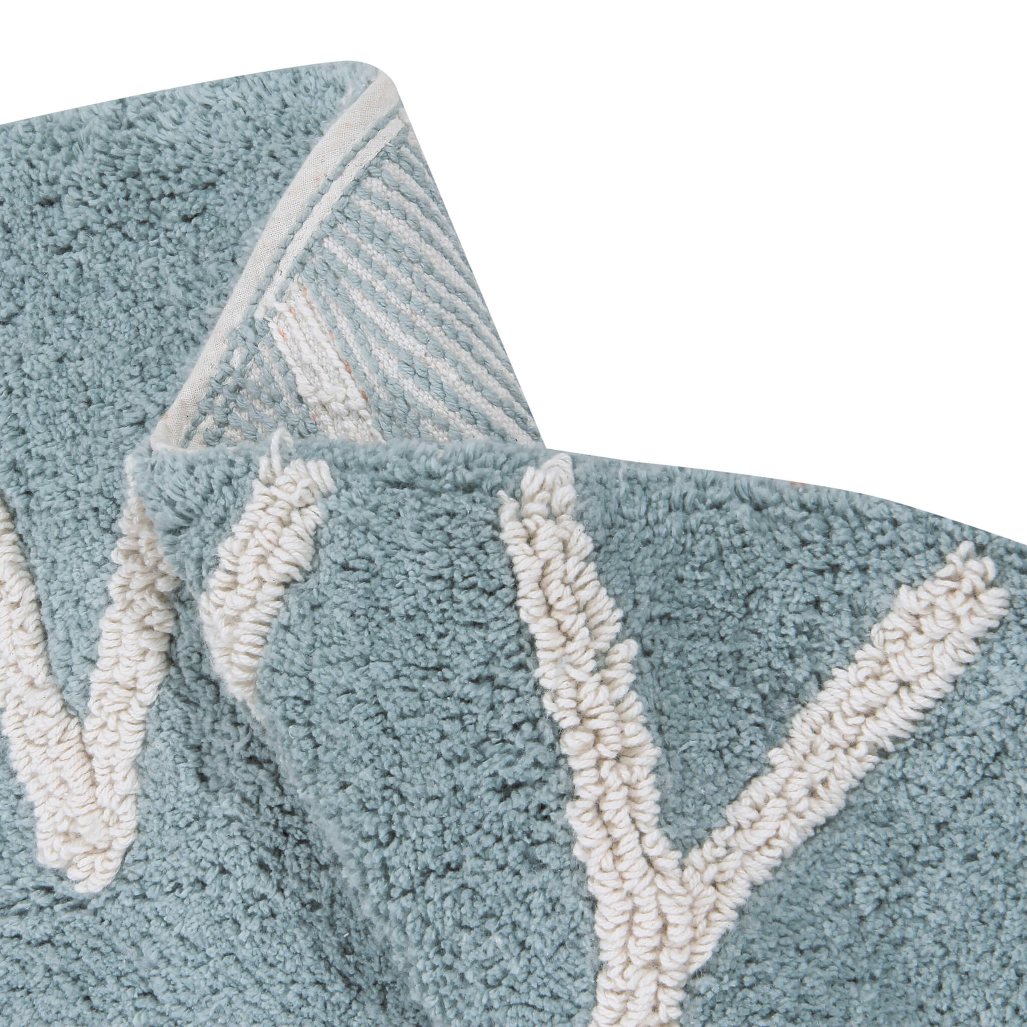 ABC Washable Rug - Vintage Blue