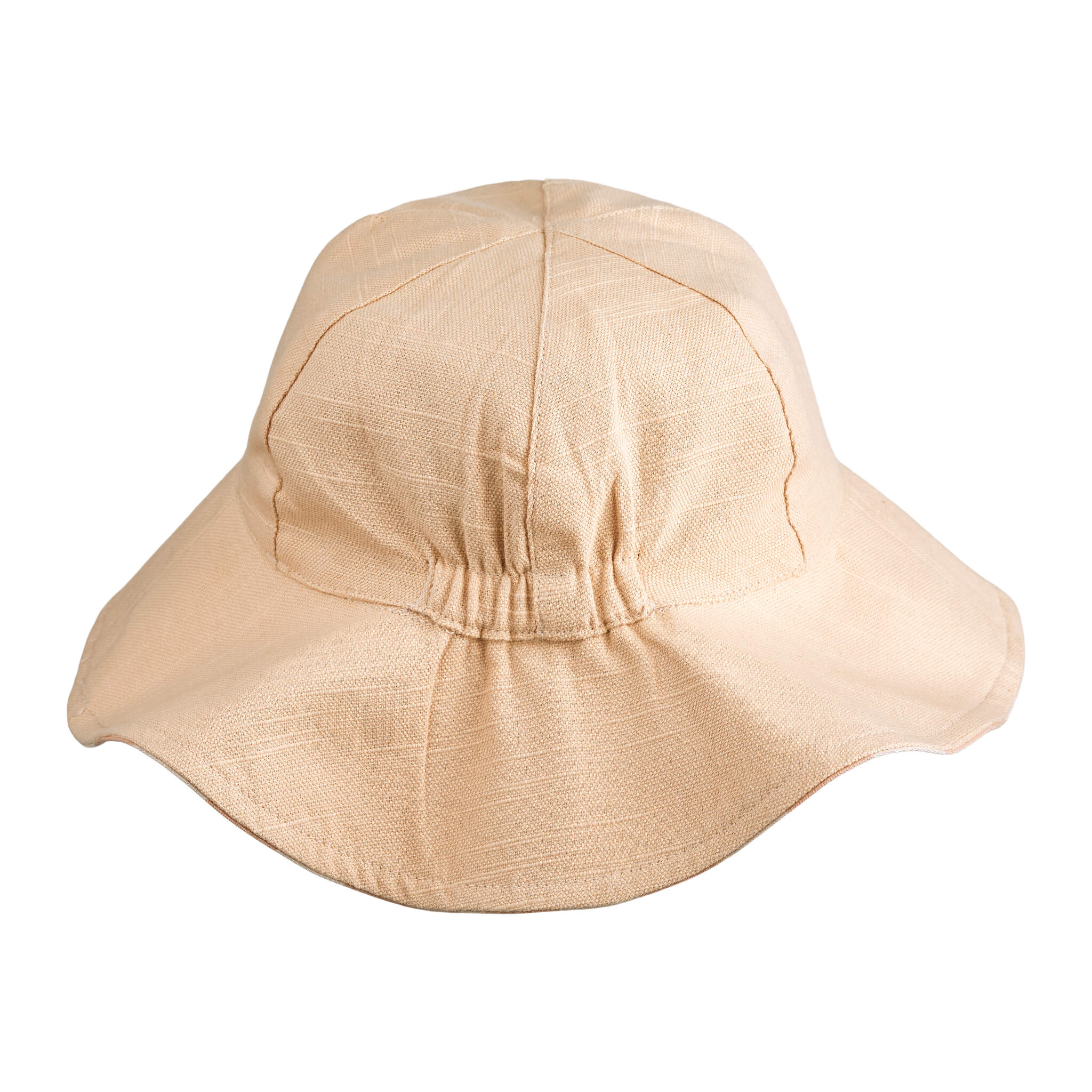Amelia Reversible Sun Hat - Pale Tuscany/ Sandy Stripe (Various sizes)