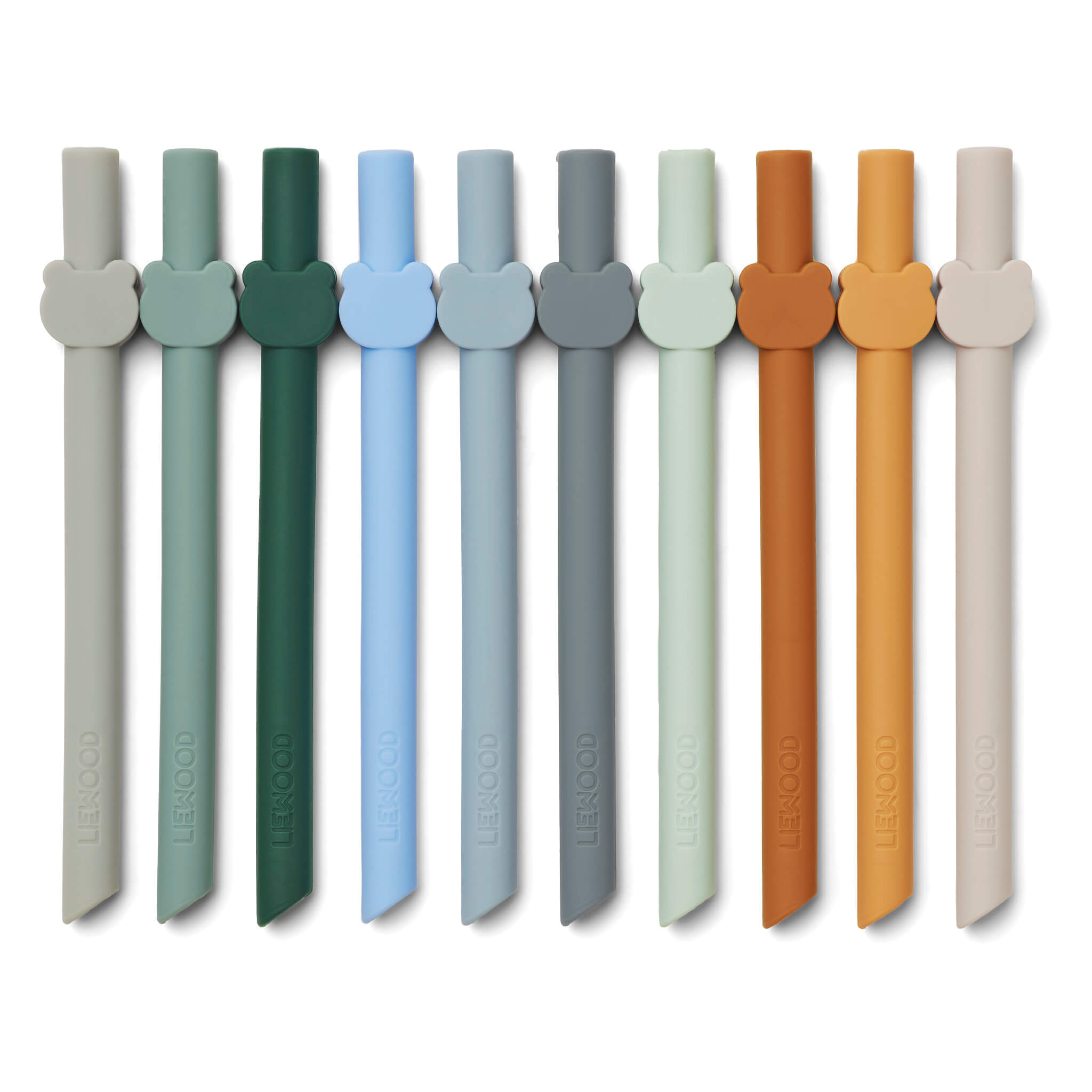 Badu Straws - Blue Multi Mix