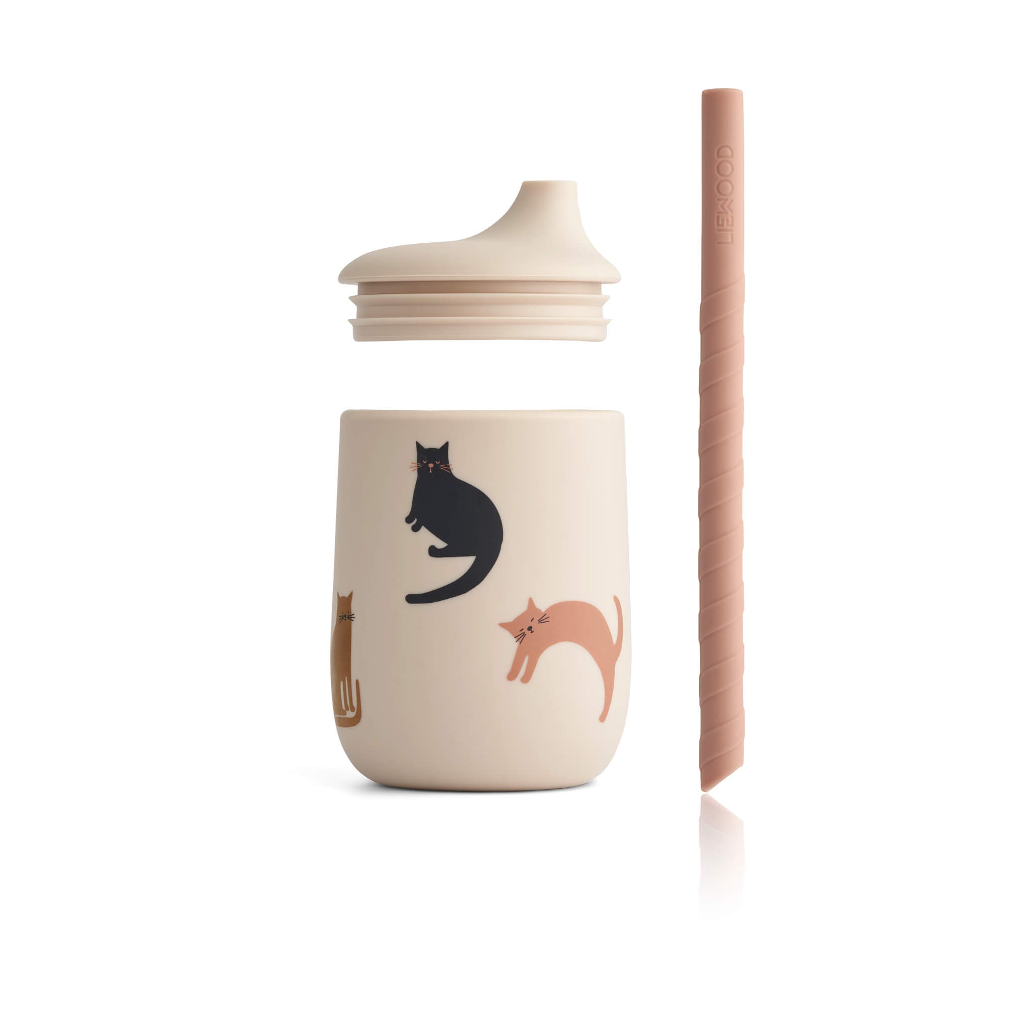 Liewood Ellis Sippy Cup in Miauw / Apple Blossom