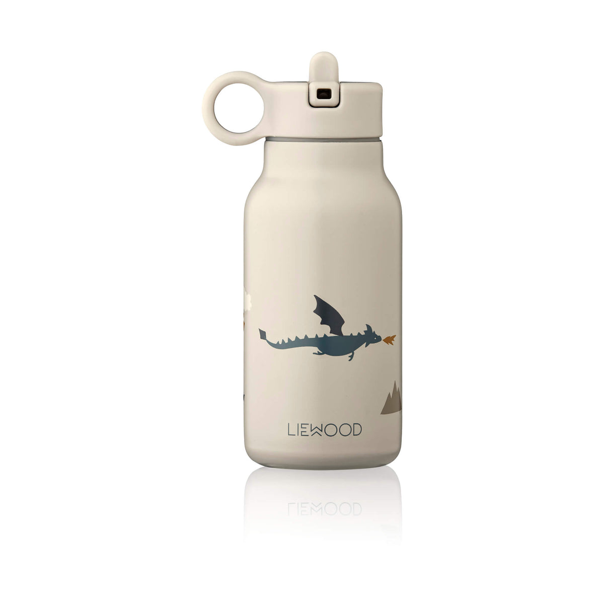 Liewood Falk Water Bottle-Little Dragon/ Dark Sandy