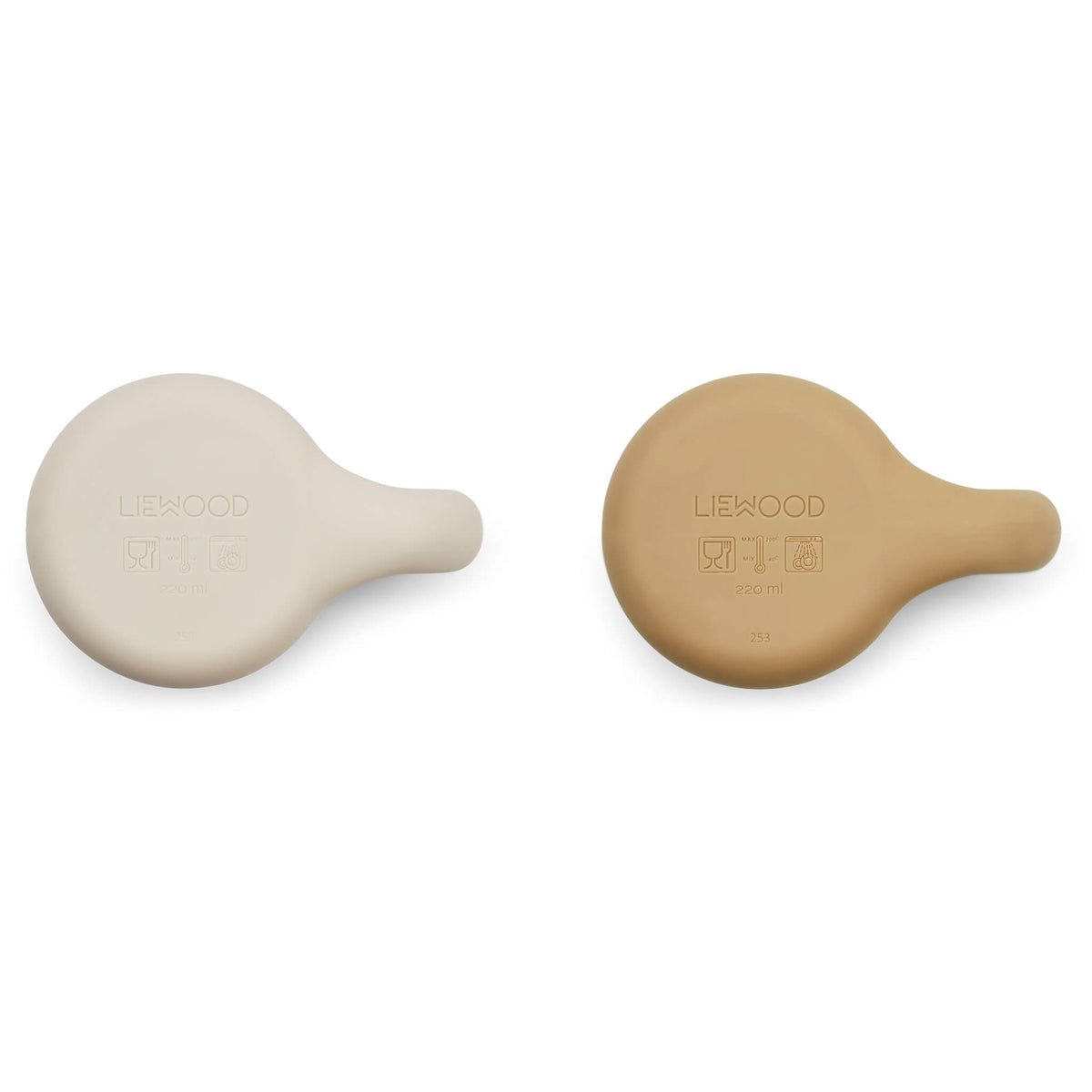 Liewood Kylie Cup in Sandy/Oat (2 Pack)
