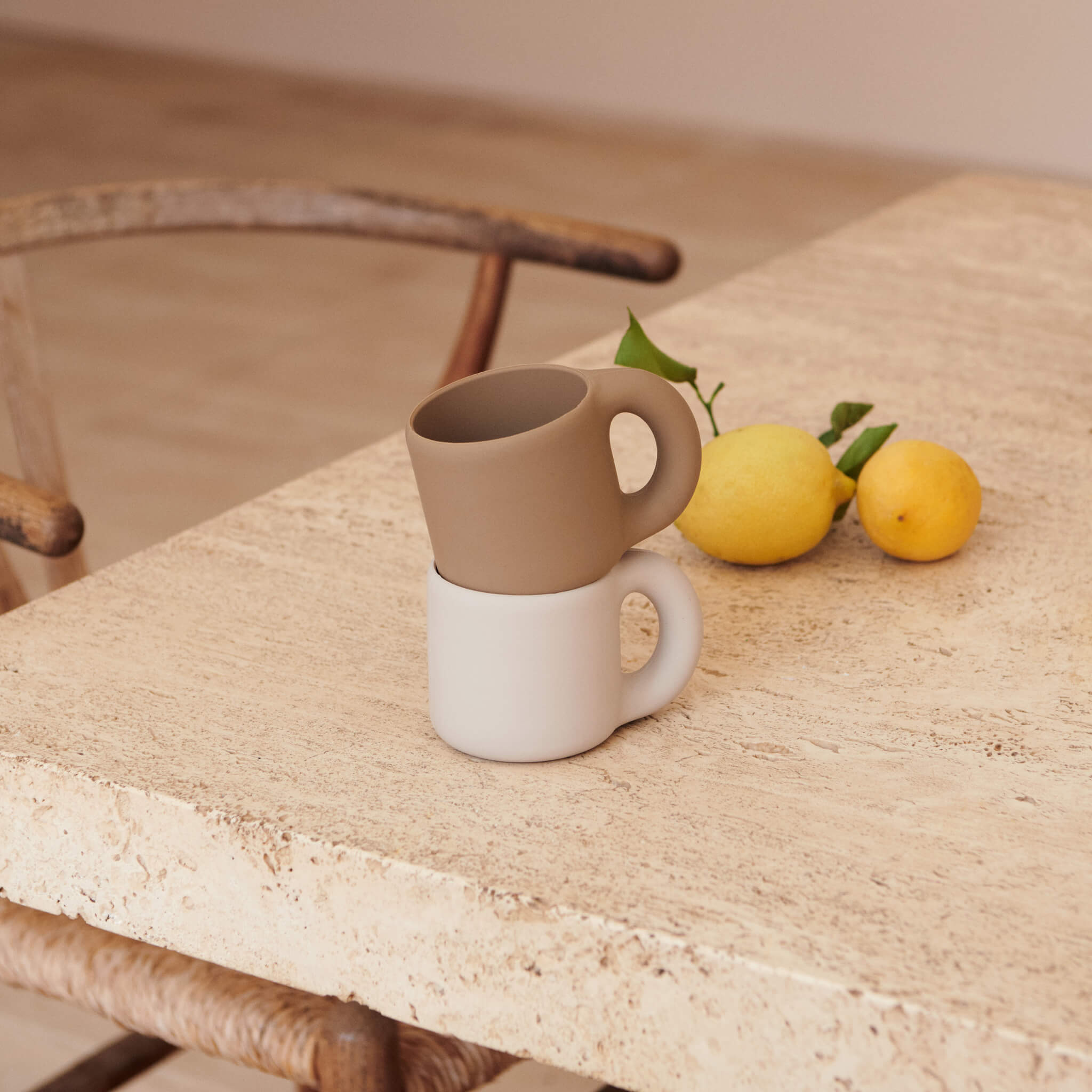 Liewood Kylie Cup in Sandy/Oat (2 Pack)