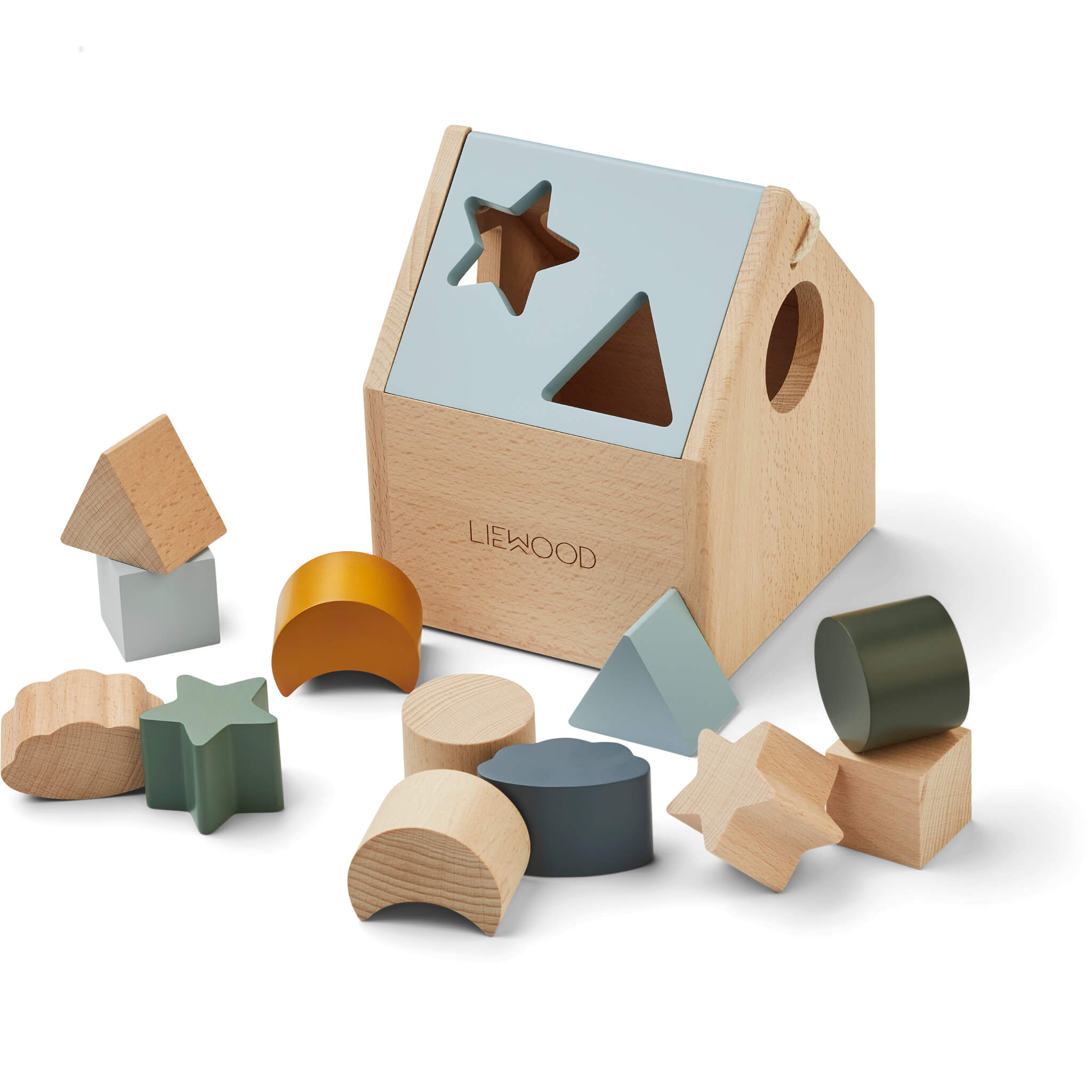 Liewood Ludwig Puzzle House, Faune Green