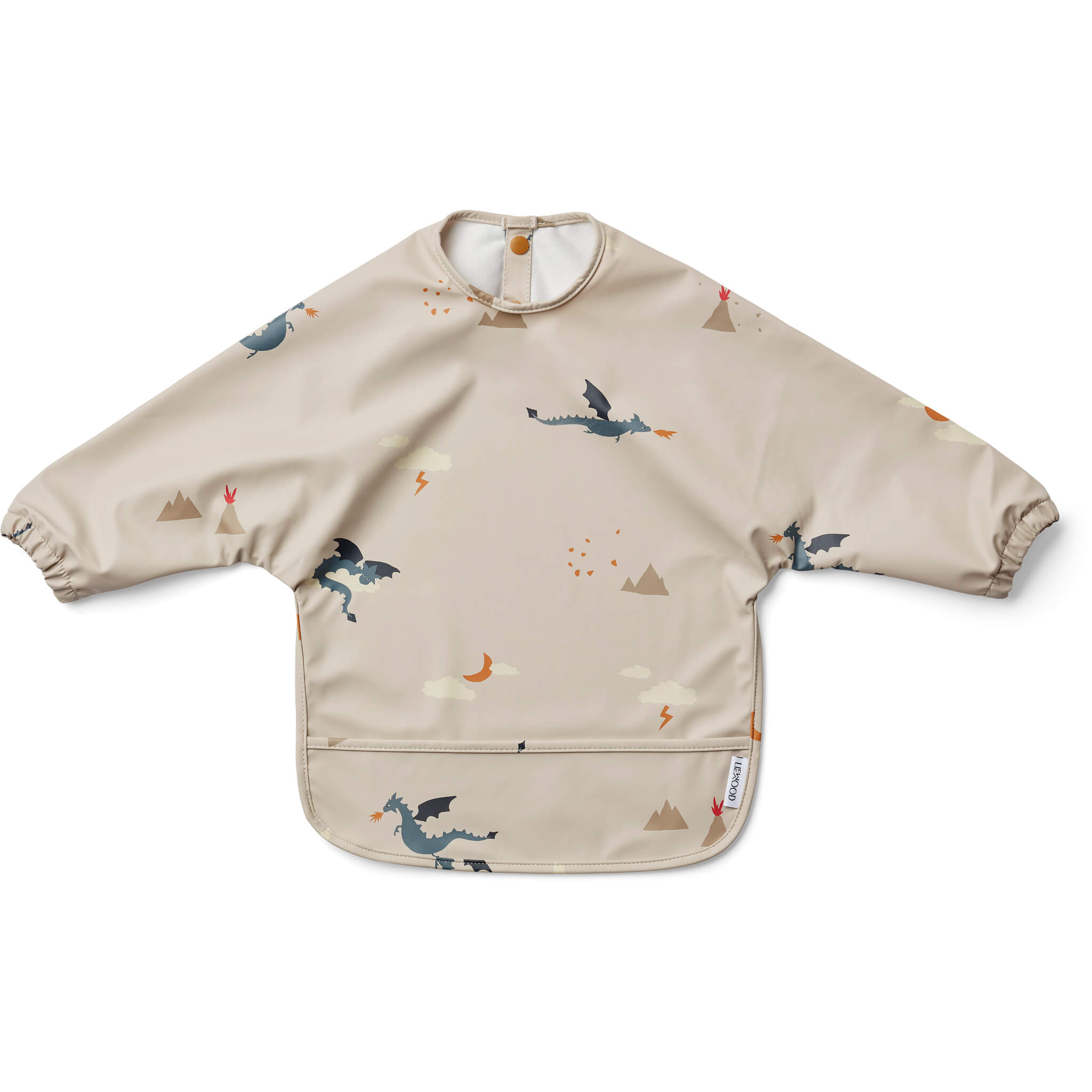 Liewood Merle Cape Bib- Little Dragon Dark Sandy