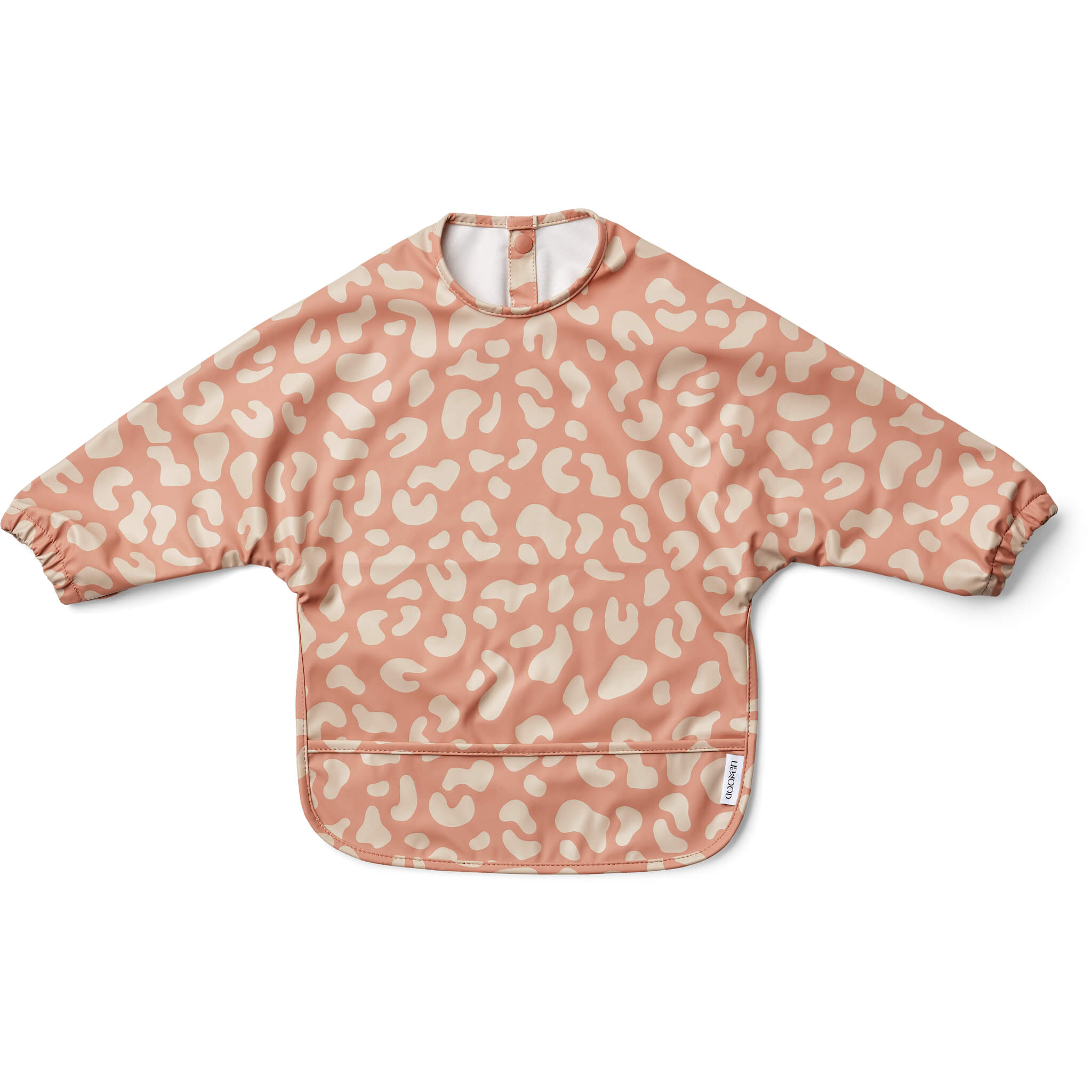 Liewood Merle Cape Bib- Mega Leo Rose Pink