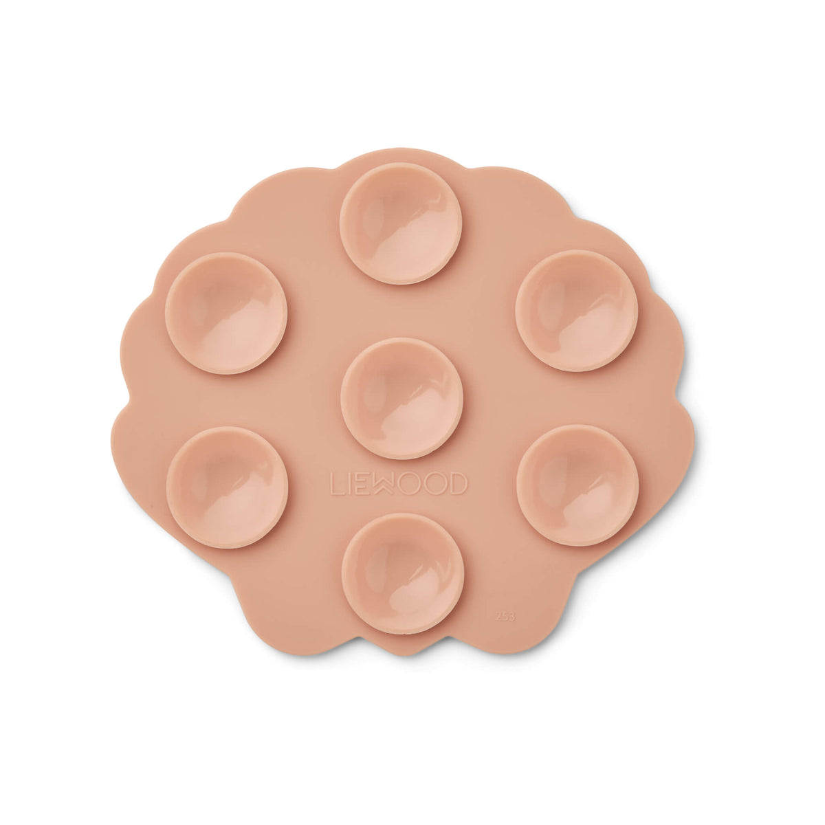 Liewood Mini Bath Mats 8 Pack-Sea Creature (Rose)