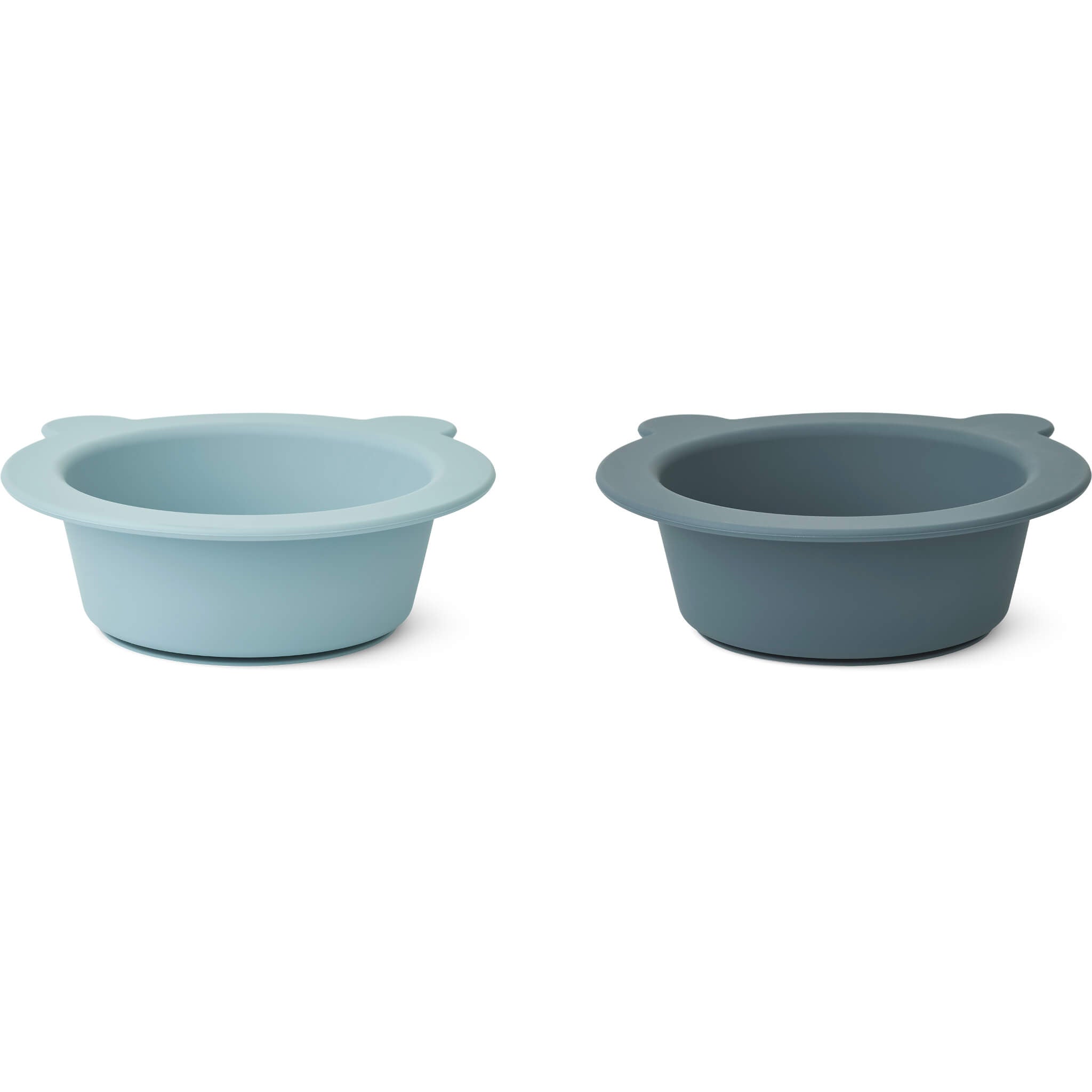 Liewood Peony Suction Bowl - Sea Whale/ Whale Blue (2 Pack)