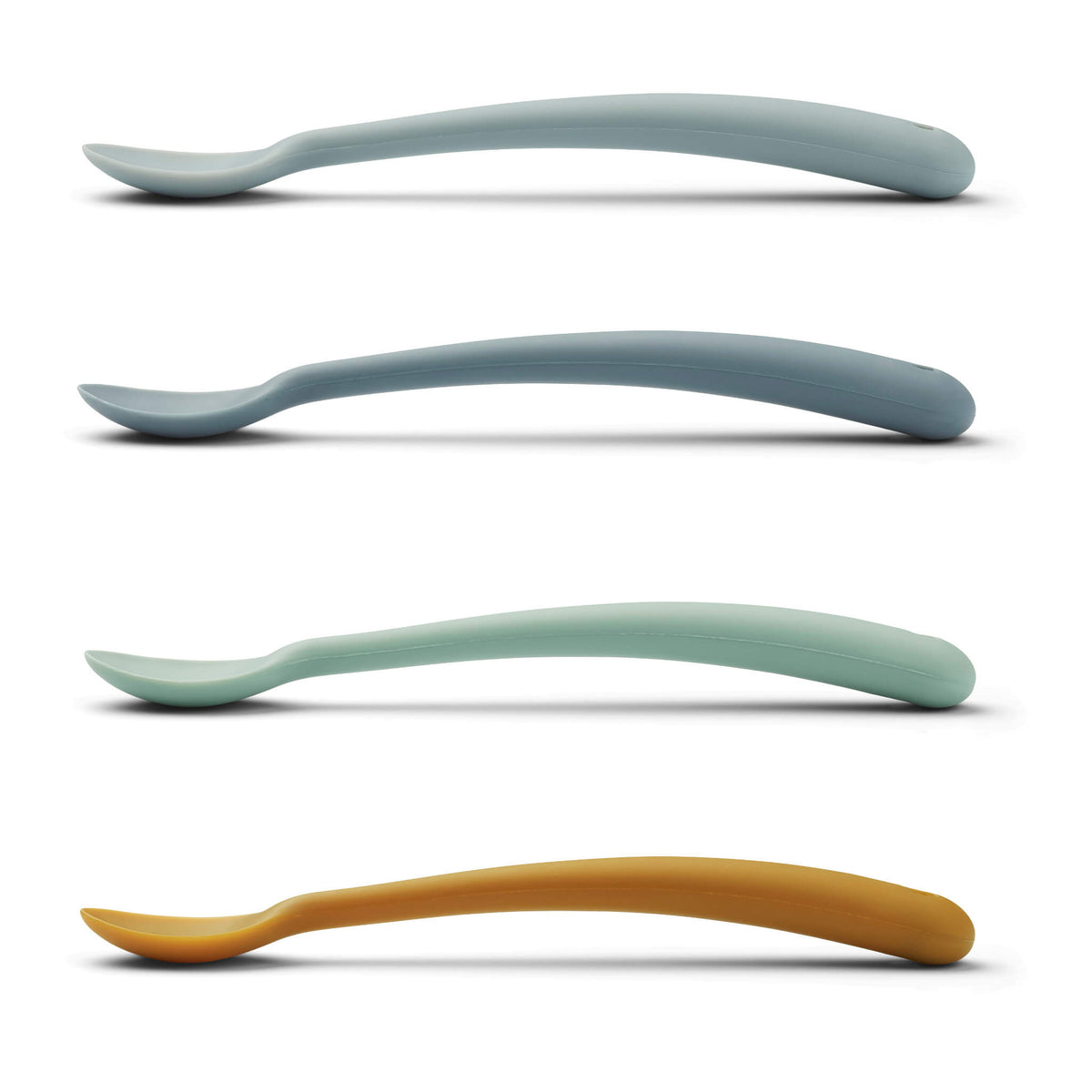 Sivi Feeding Spoons - Blue Multi Mix (Pack of 4)