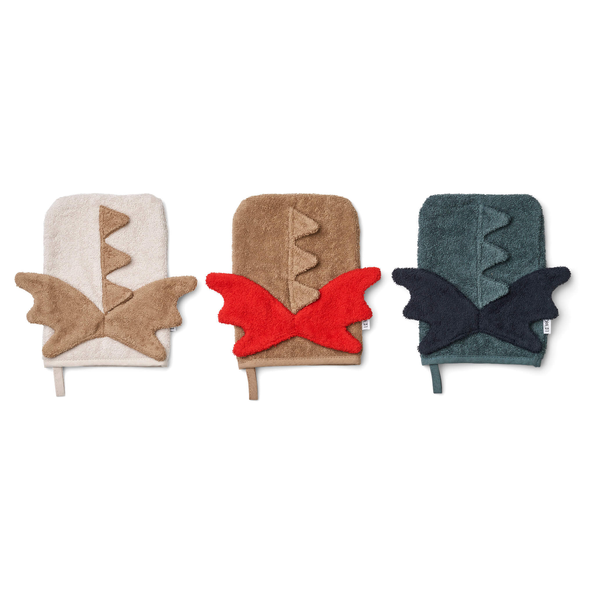 Sylvester Washcloths - 3 Pack - Dragon Multi Mix