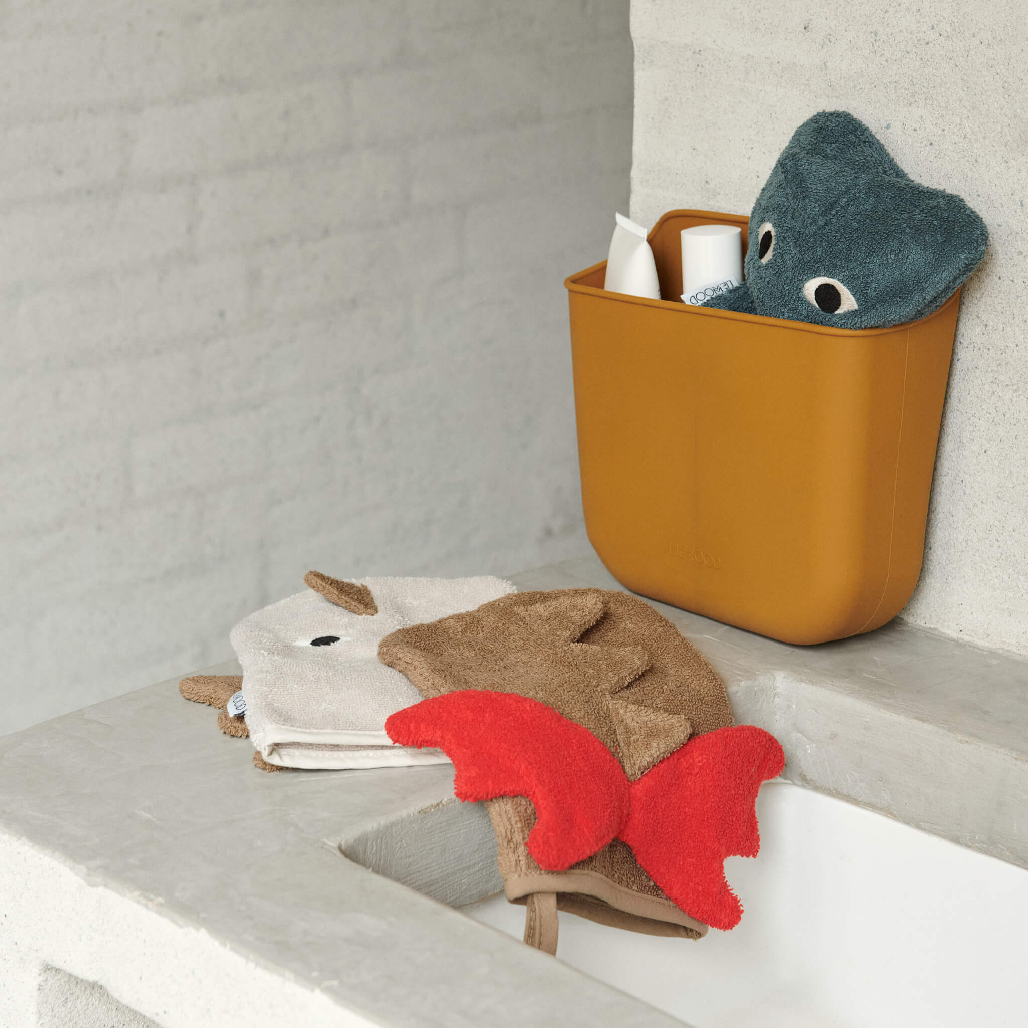 Sylvester Washcloths - 3 Pack - Dragon Multi Mix