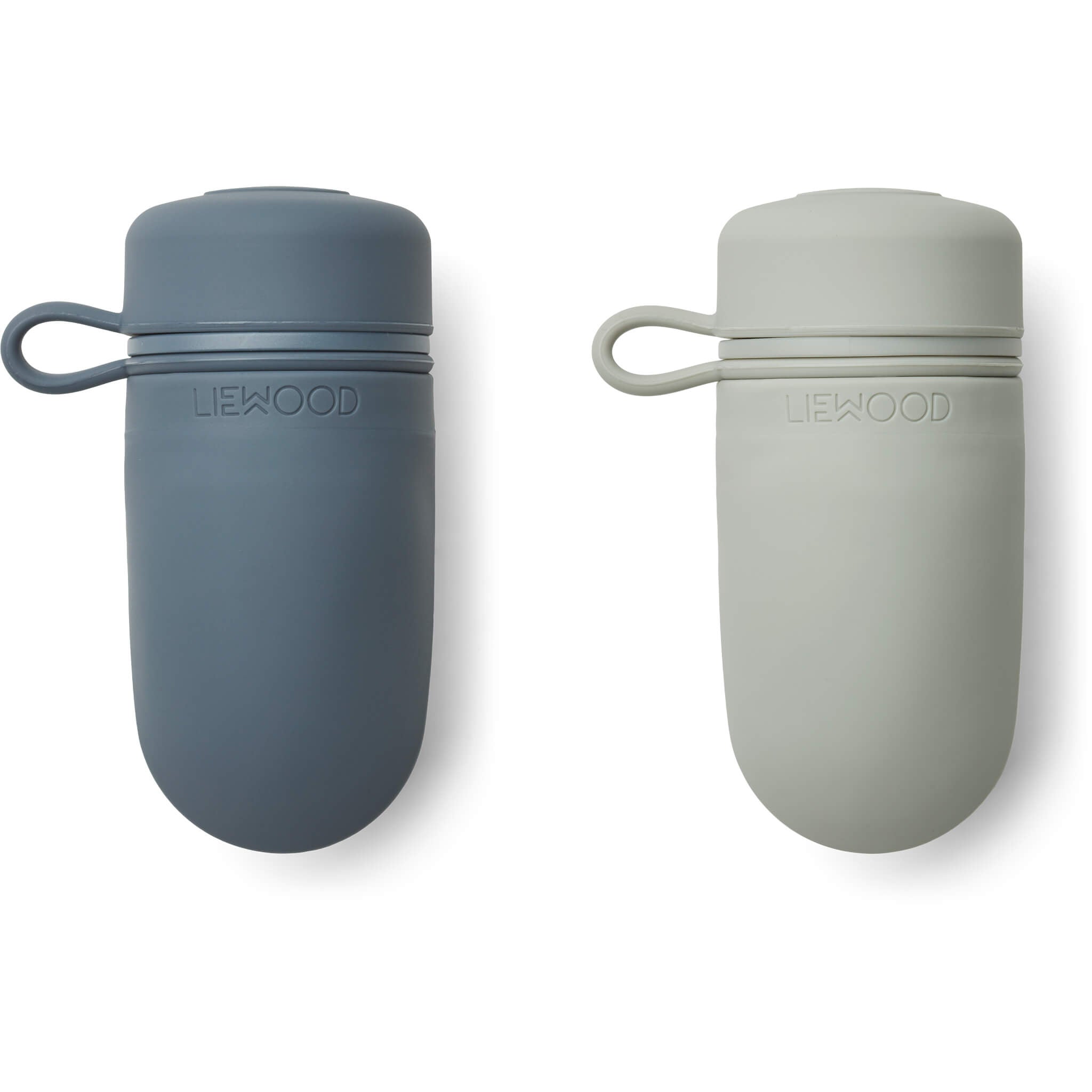 Tanya Smoothie Bottle - Whale Blue/ Dove Blue (2 Pack)