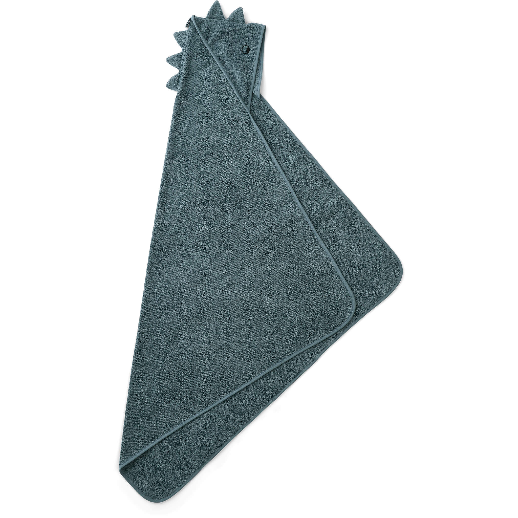 Hooded Towel - Dino Blue Whale