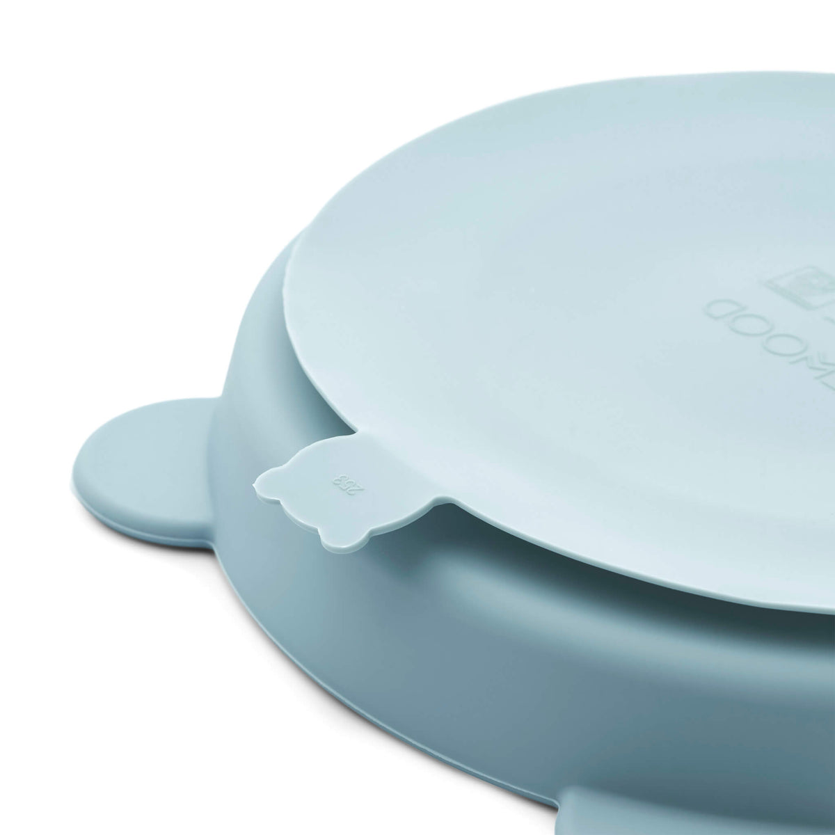 Liewood Stacy Suction Divider Plate - Sea Blue/Whale Blue