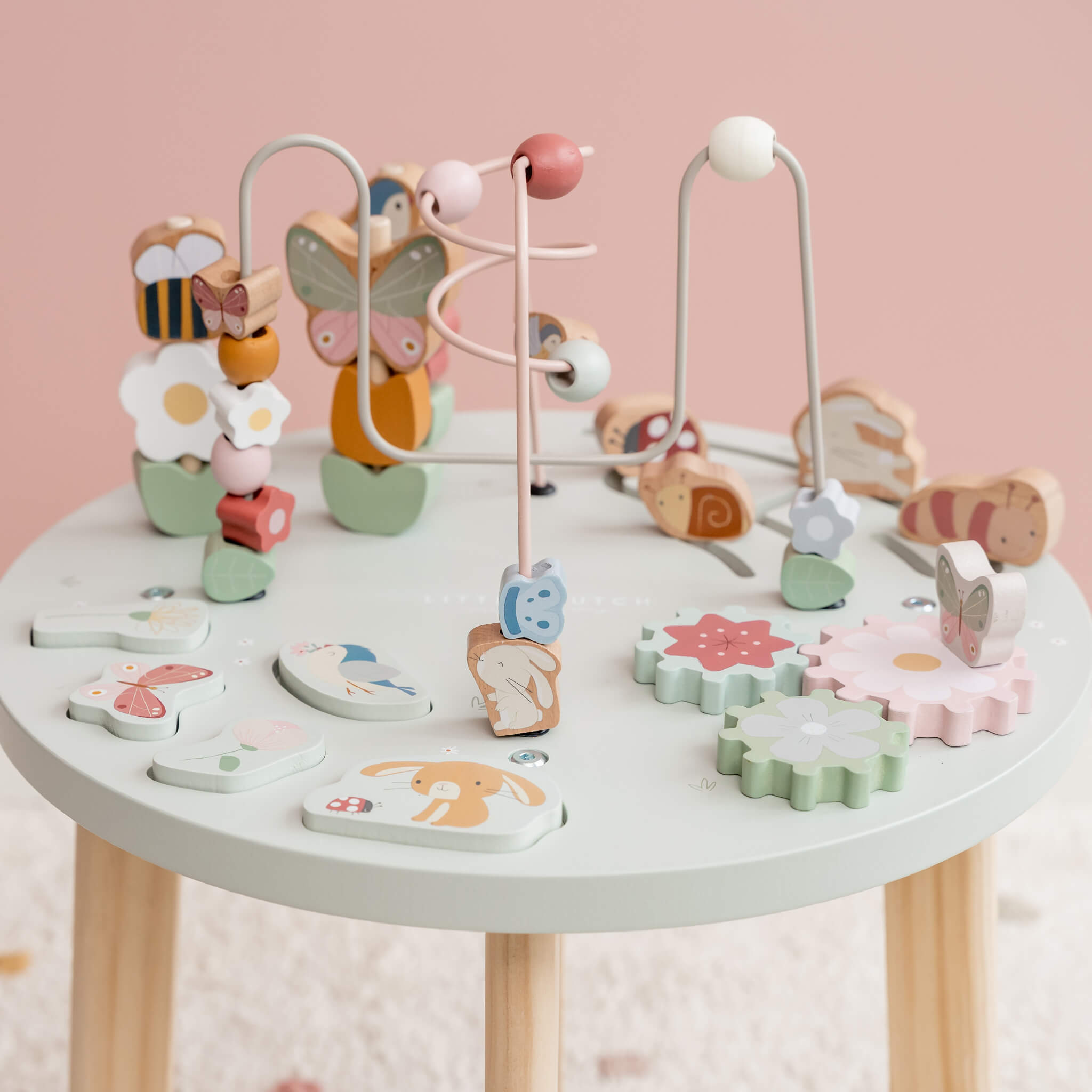 Little Dutch Multi Activity Table - Flowers & Butterflies