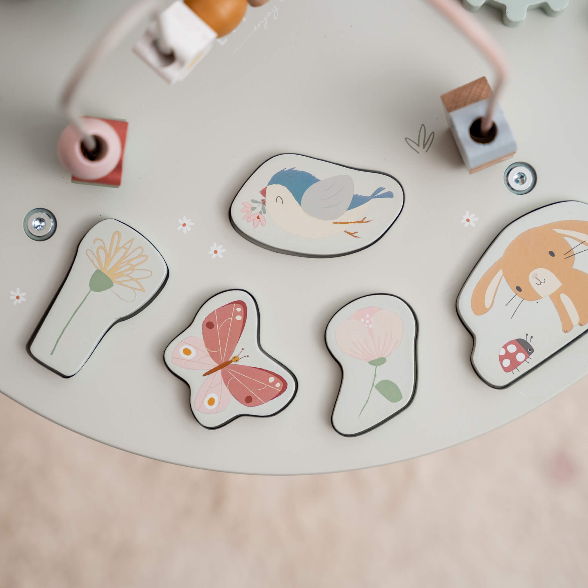 Little Dutch Multi Activity Table - Flowers & Butterflies
