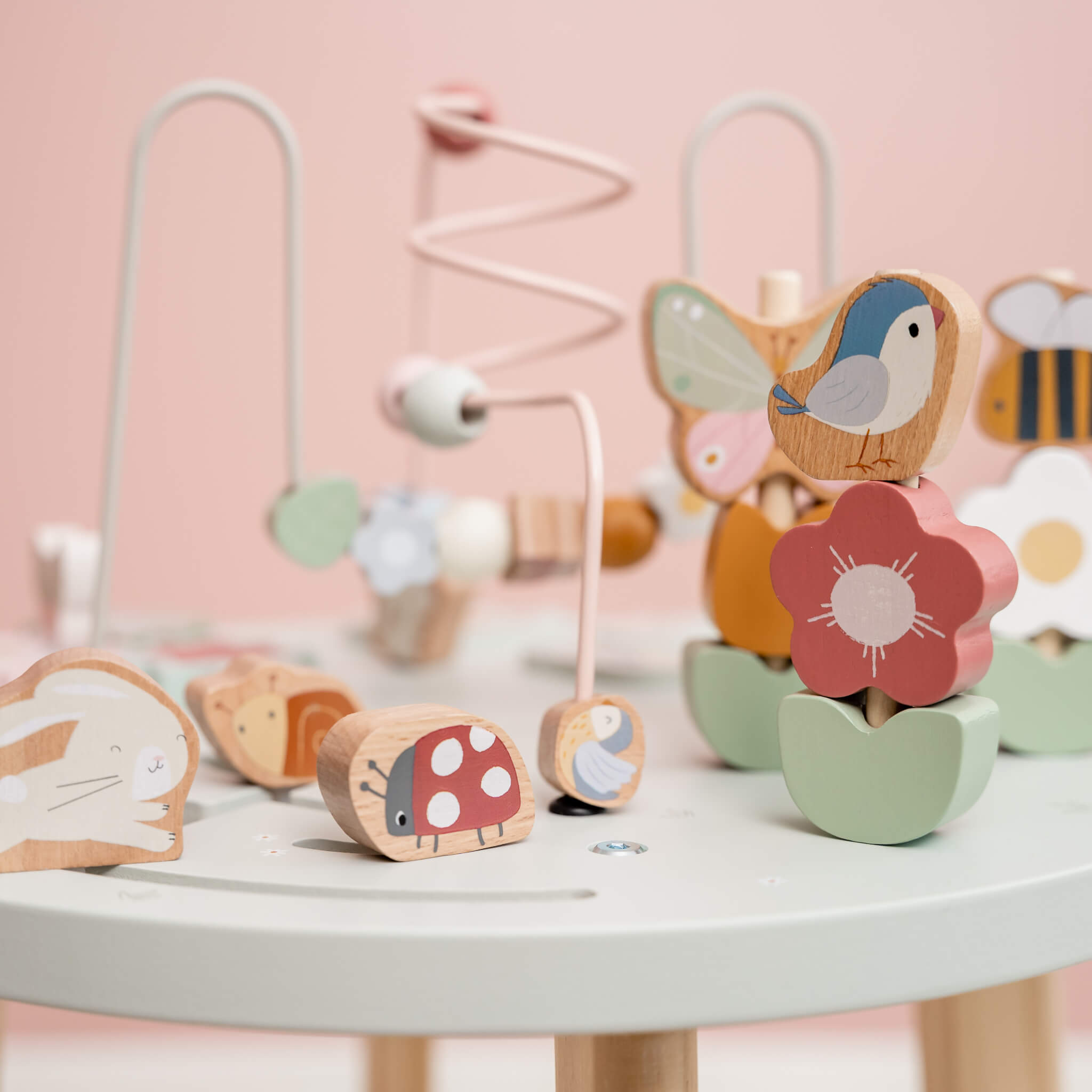 Little Dutch Multi Activity Table - Flowers & Butterflies