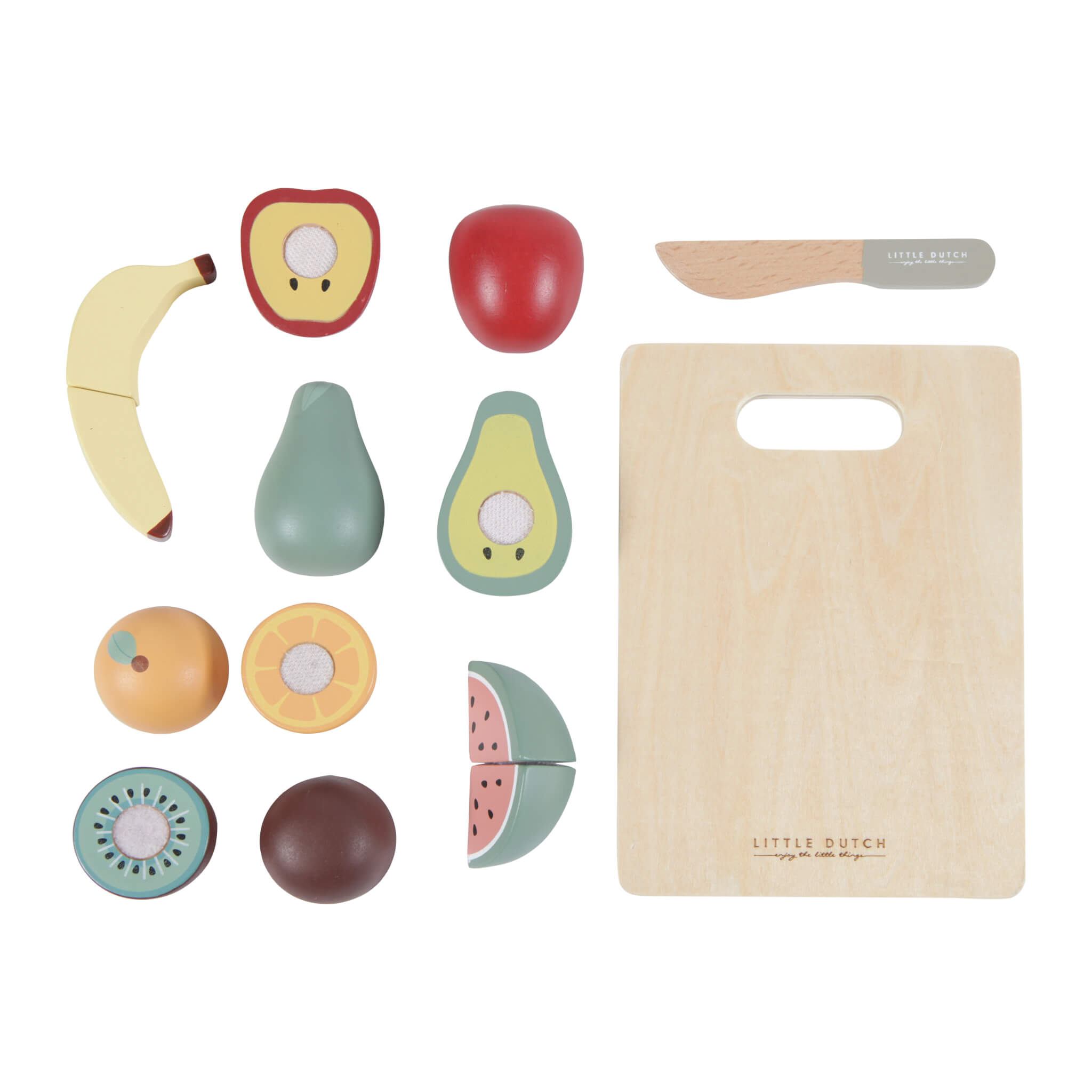 Little Dutch Wooden Cutting Fruit Set