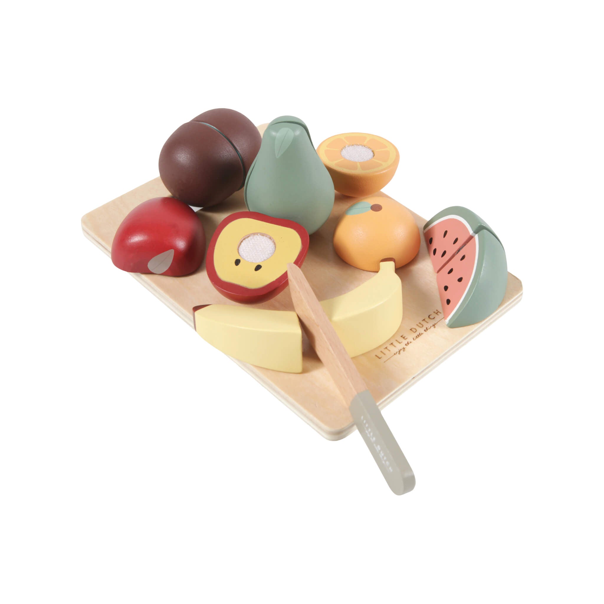 Little Dutch Wooden Cutting Fruit Set