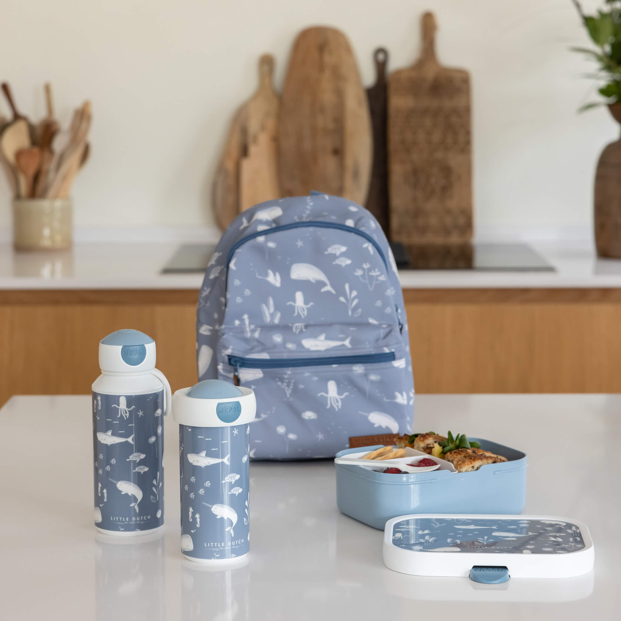 Little Dutch Childrens Water Bottle - Ocean Design