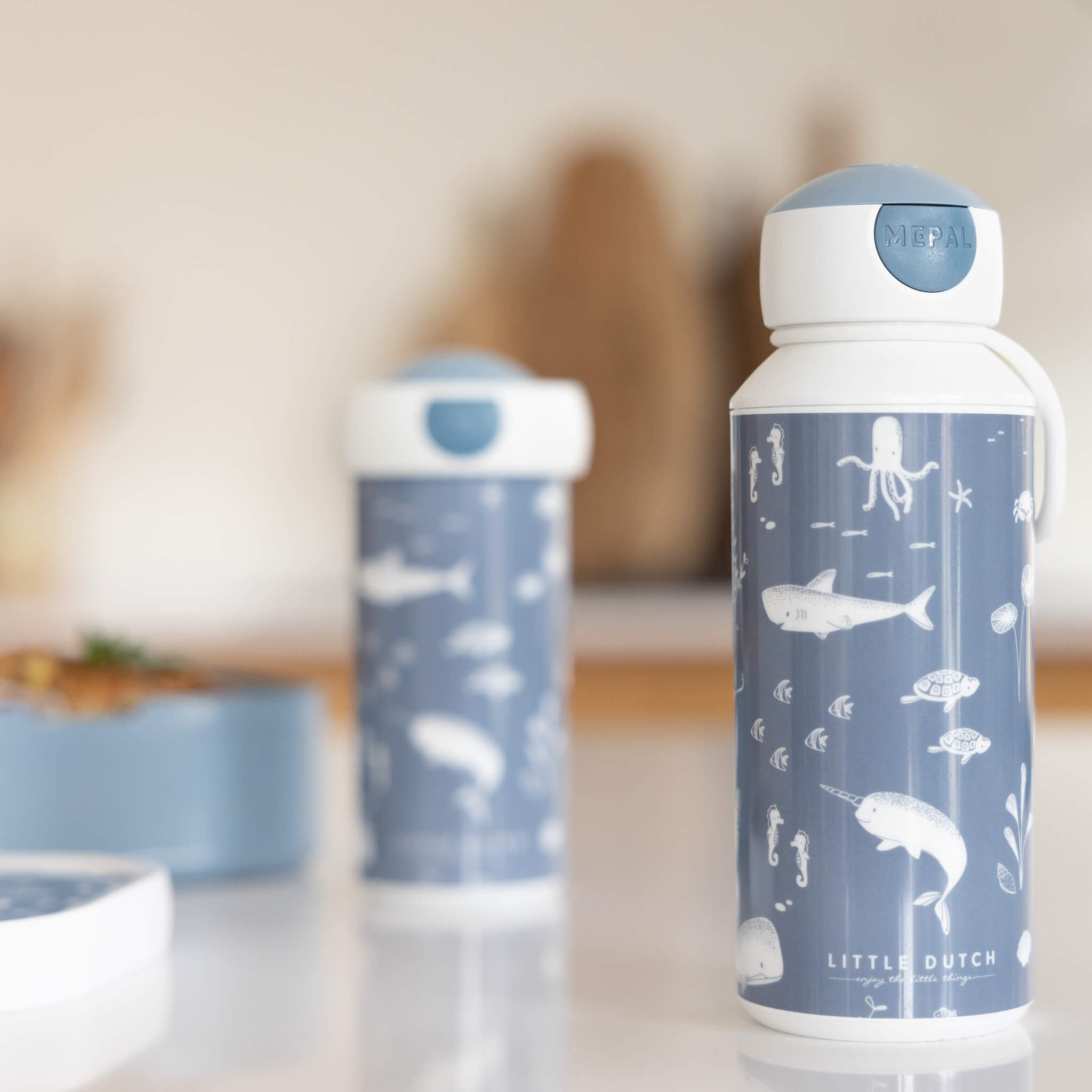 Little Dutch Childrens Water Bottle - Ocean Design