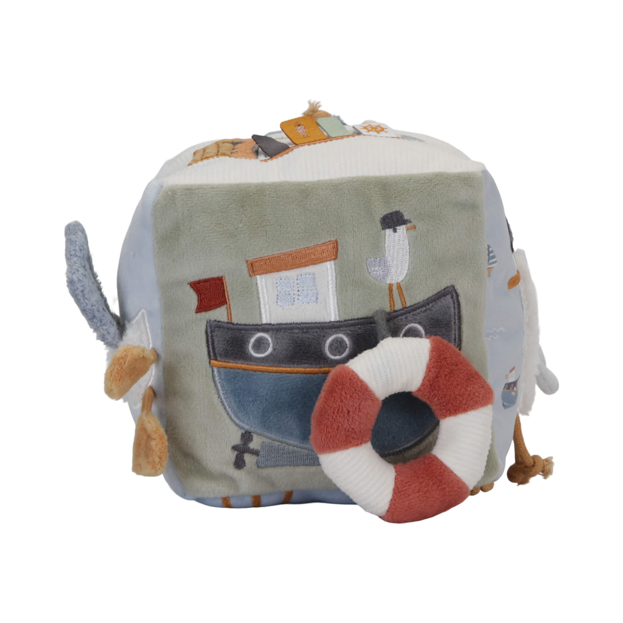 Little Dutch Soft Activity Cube in Blue