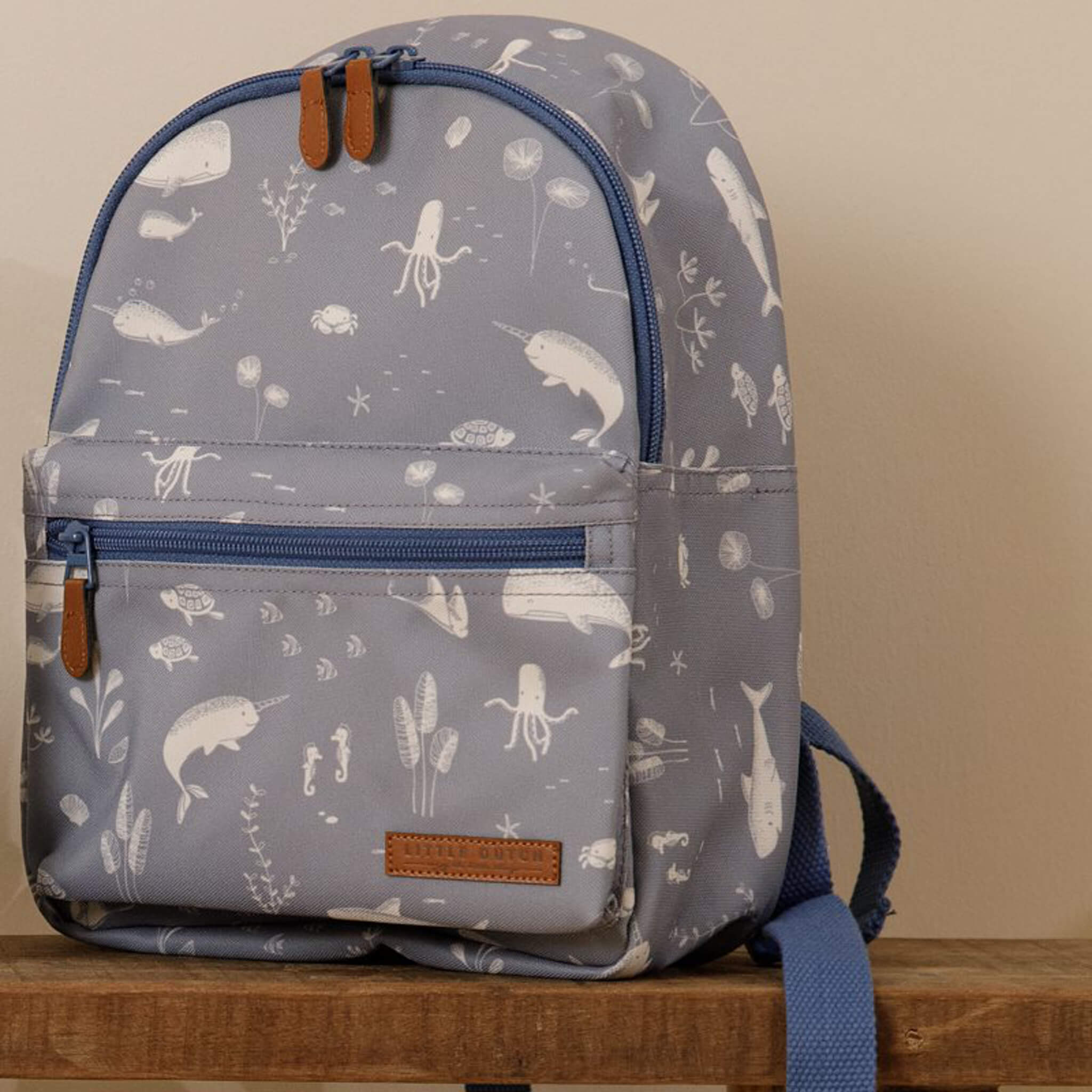 Little Dutch Backpack in Ocean Blue Design