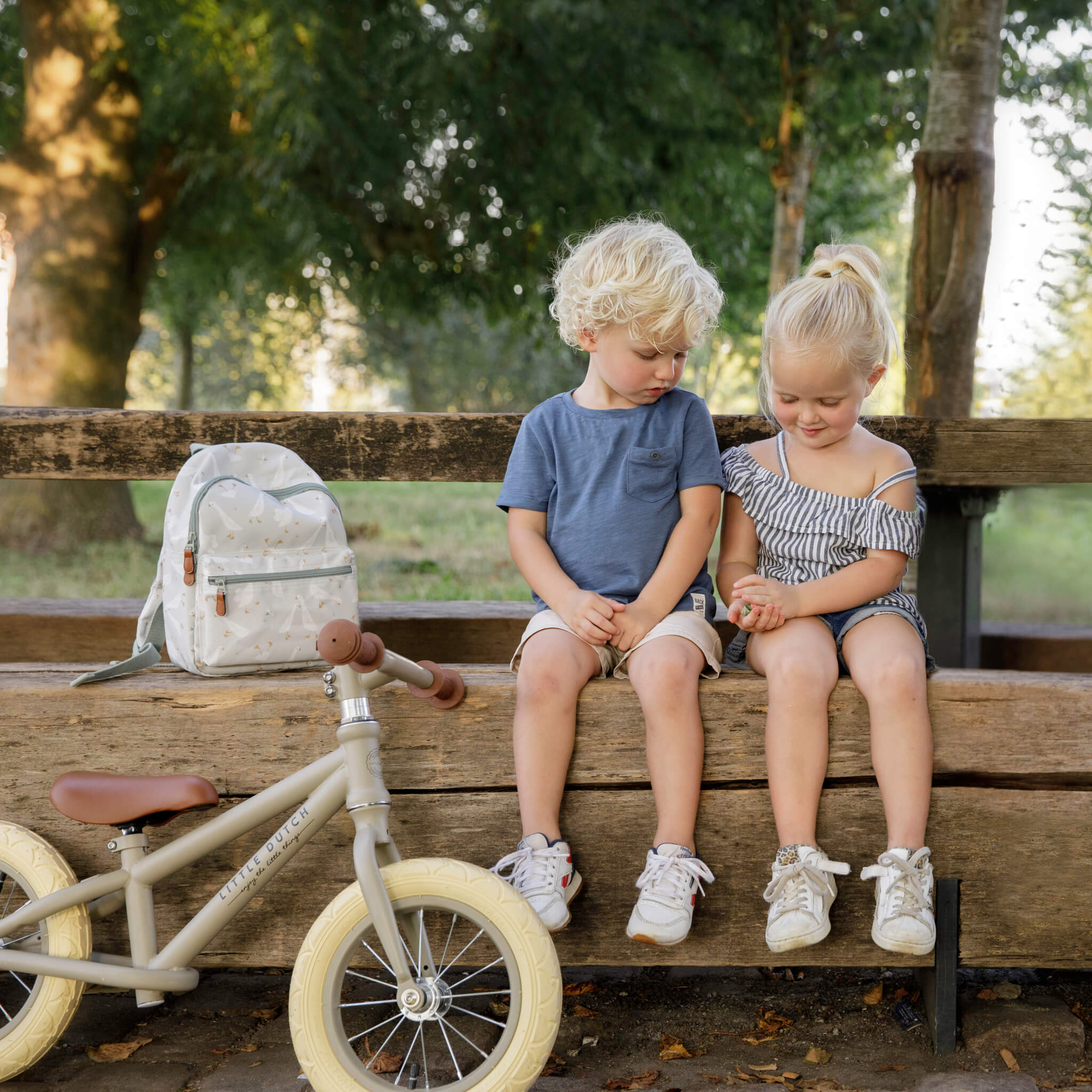 Little Dutch Balance Bike in Matte Olive Green