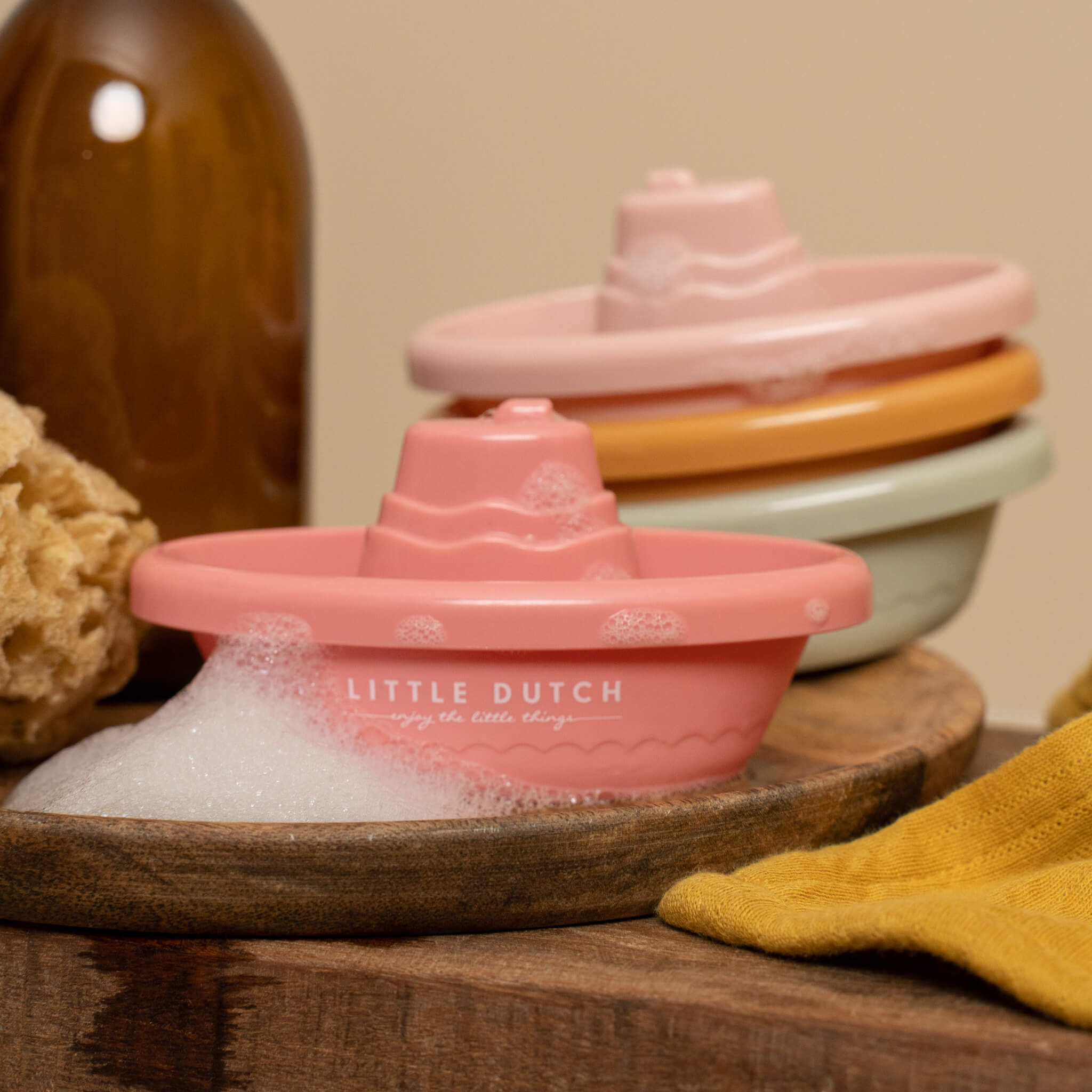 Little Dutch Bath Boats in Pink by Bath